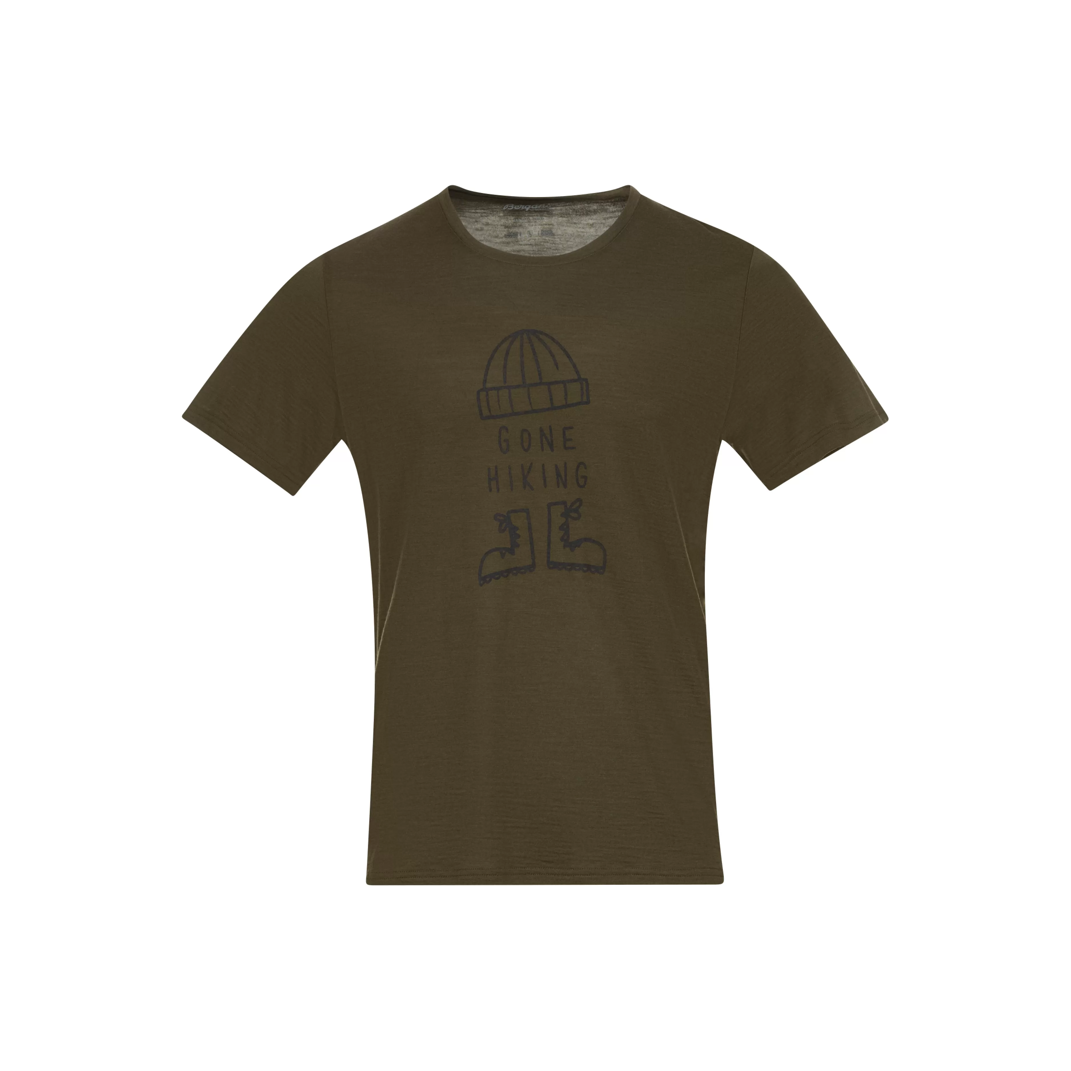 Graphic Wool Tee - | Bergans Store