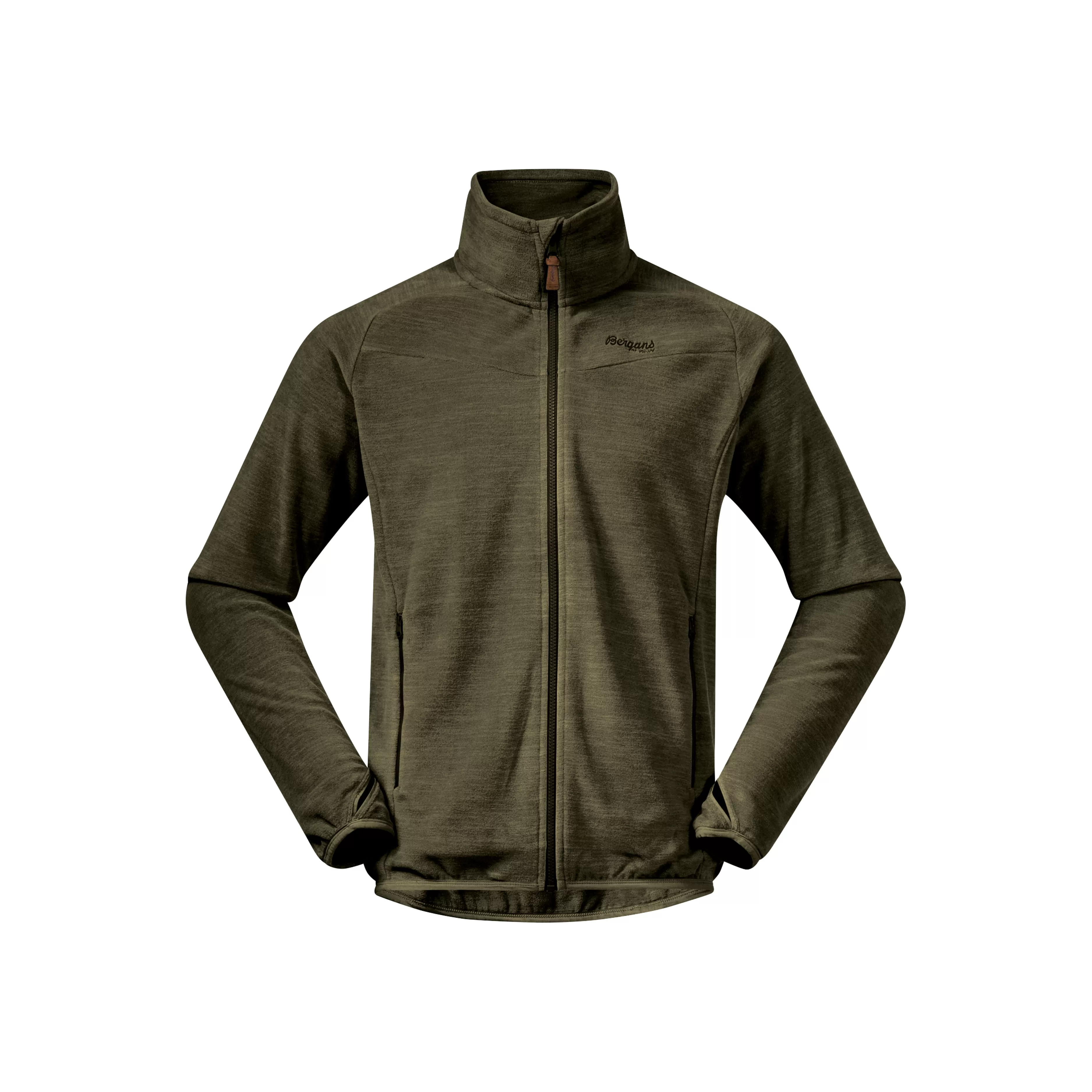 Hareid Fleece Jacket NoHood - | Bergans Best