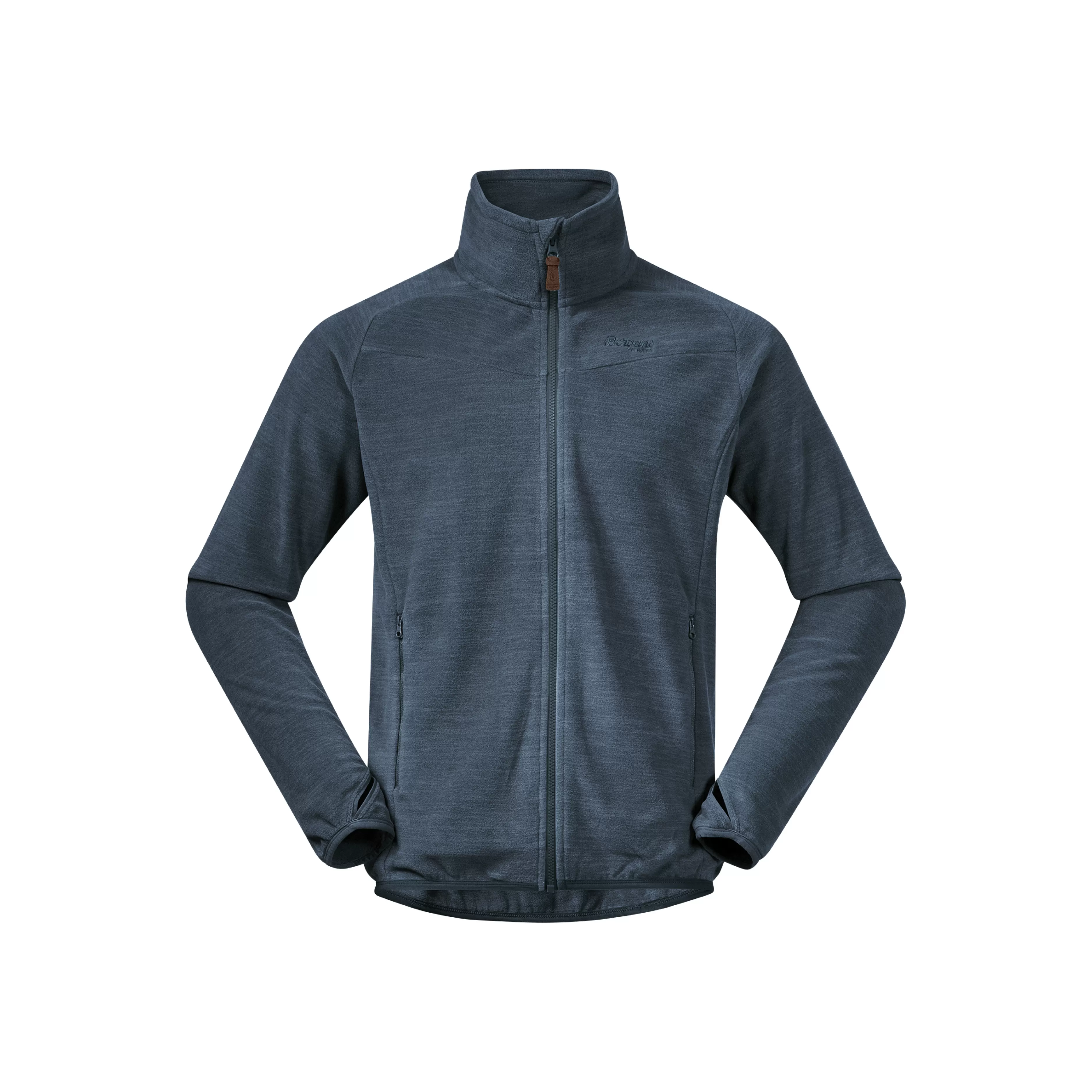 Hareid Fleece Jacket NoHood - | Bergans Cheap