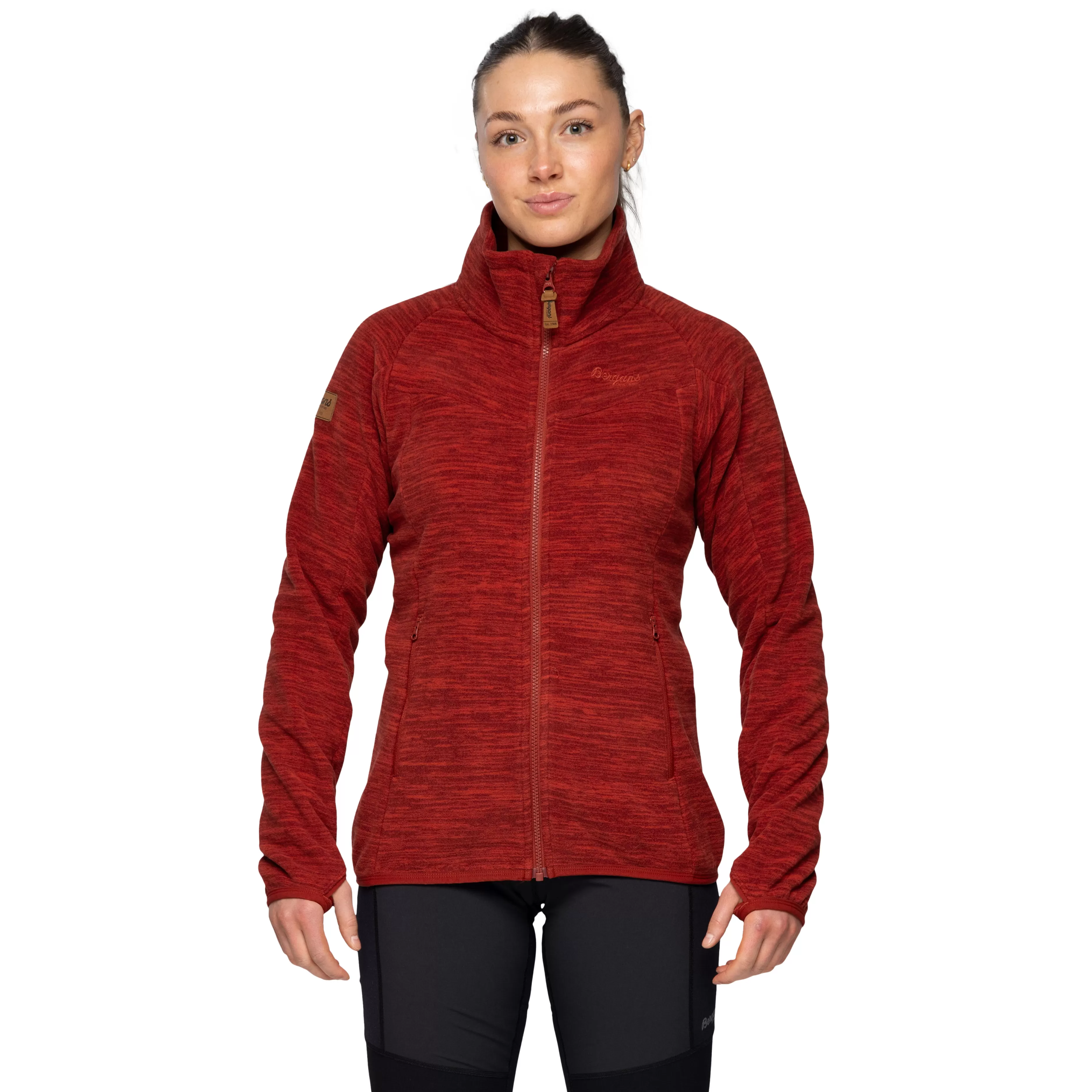 Hareid Fleece W Jacket NoHood - | Bergans Cheap