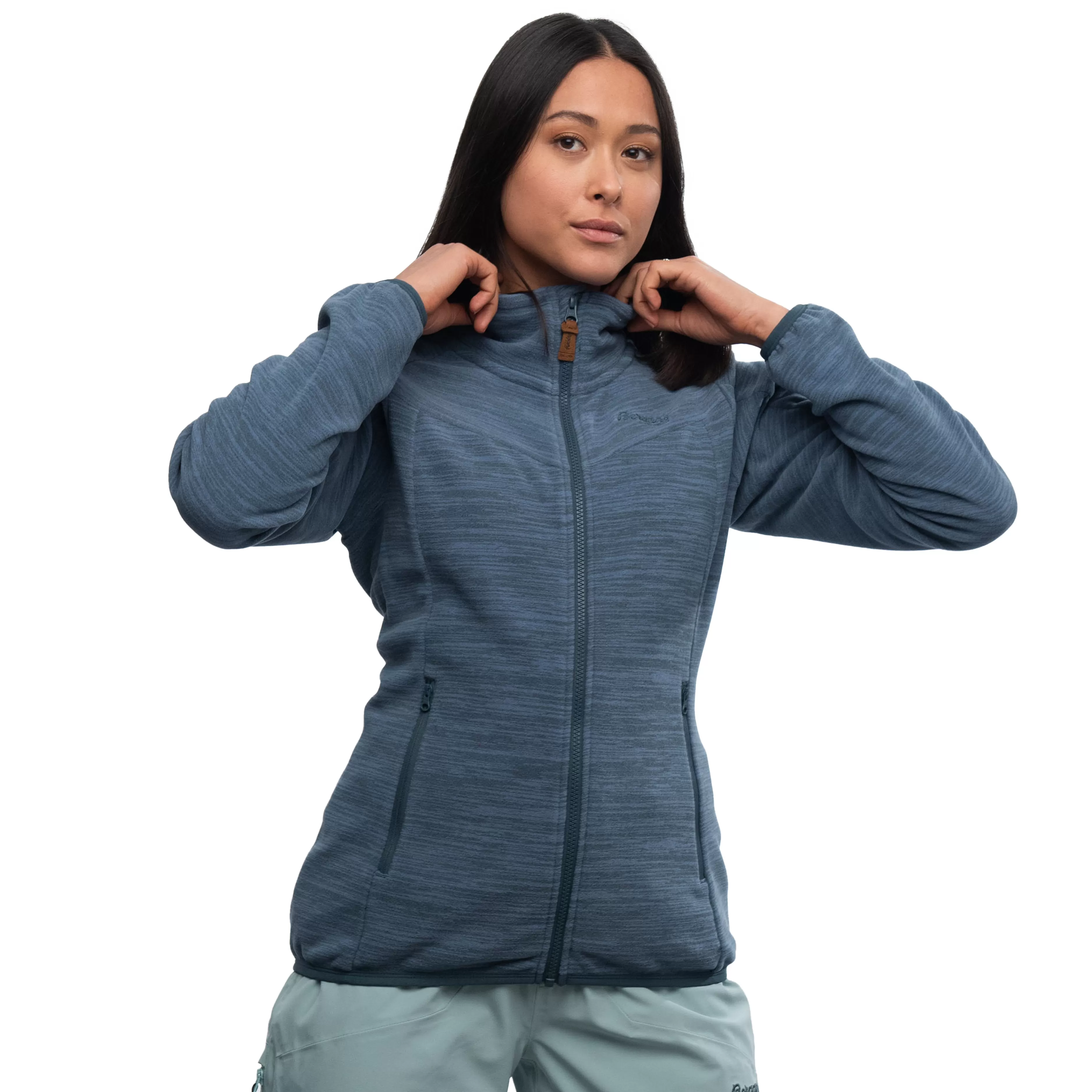 Hareid Fleece W Jacket NoHood - | Bergans Discount