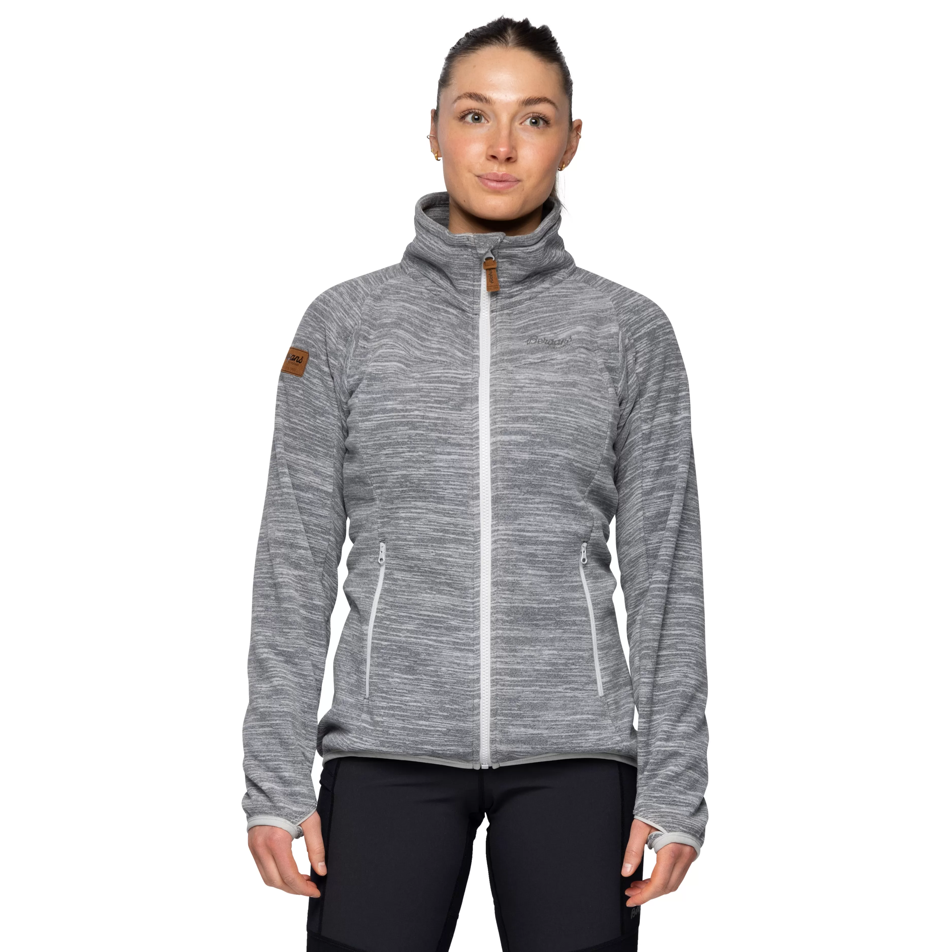 Hareid Fleece W Jacket NoHood - | Bergans Sale