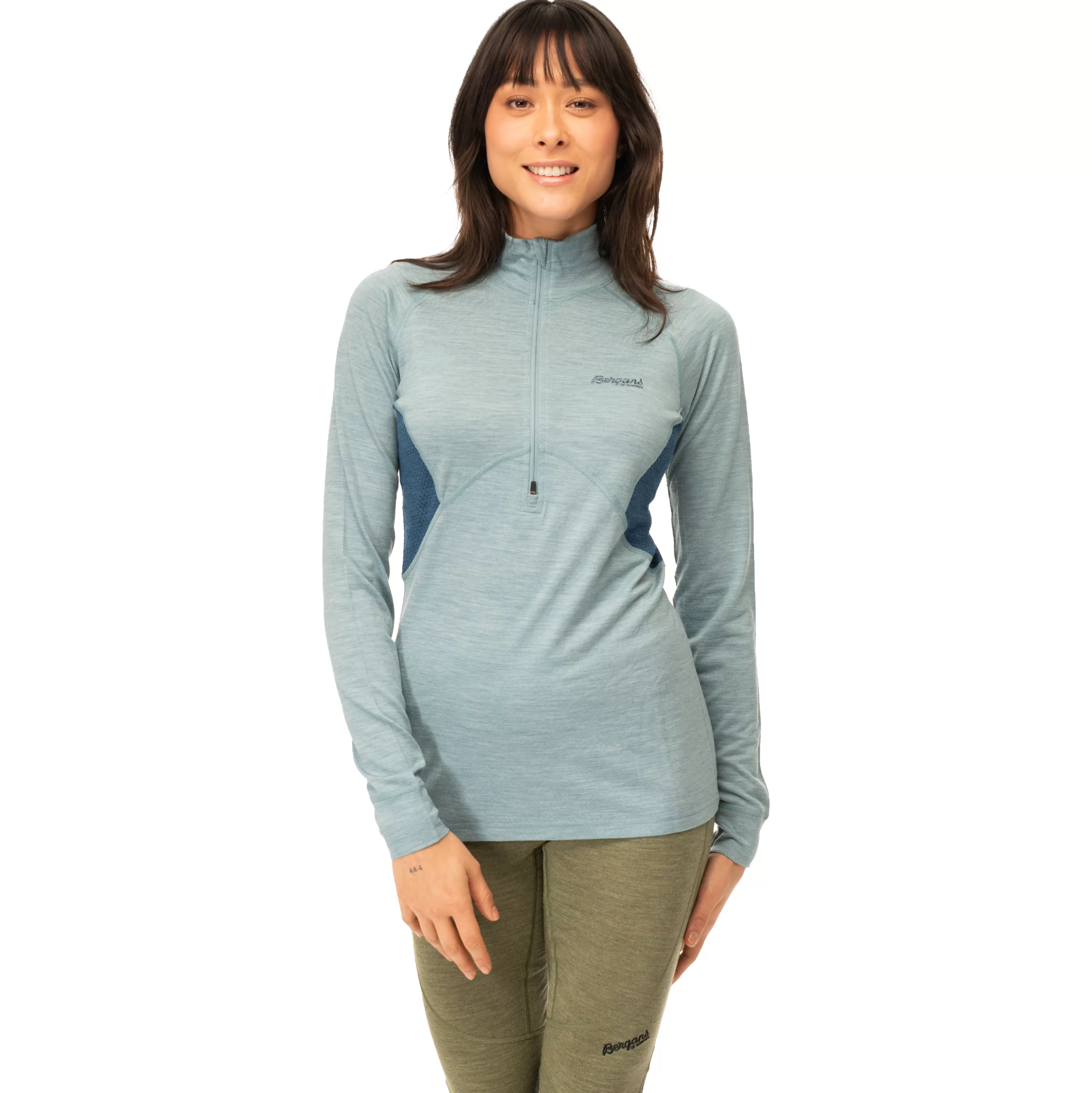 Inner:Pure W Half Zip - | Bergans Flash Sale