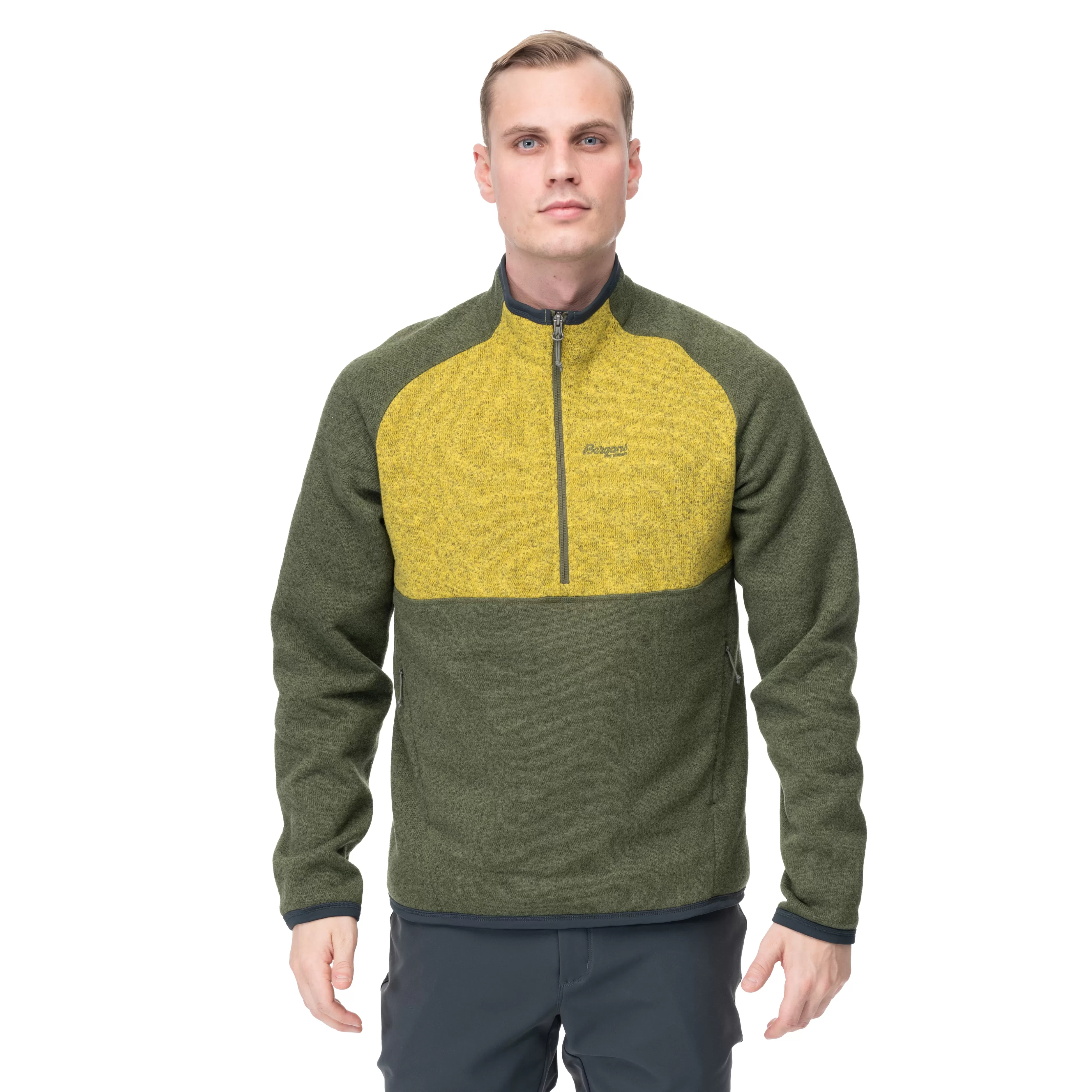 Kamphaug Knitted Half Zip - | Bergans Outlet