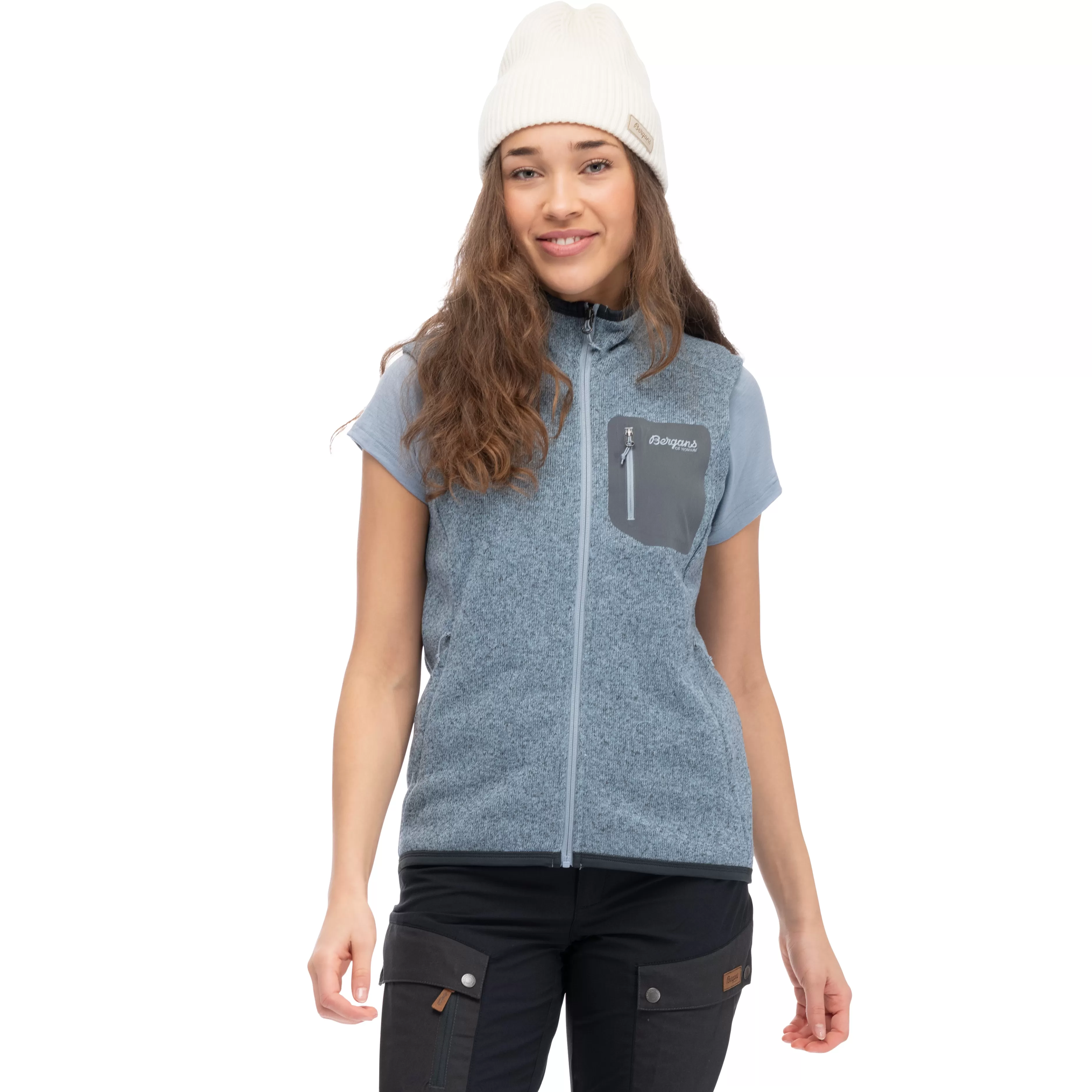 Kamphaug Knitted Vest Women - | Bergans Clearance