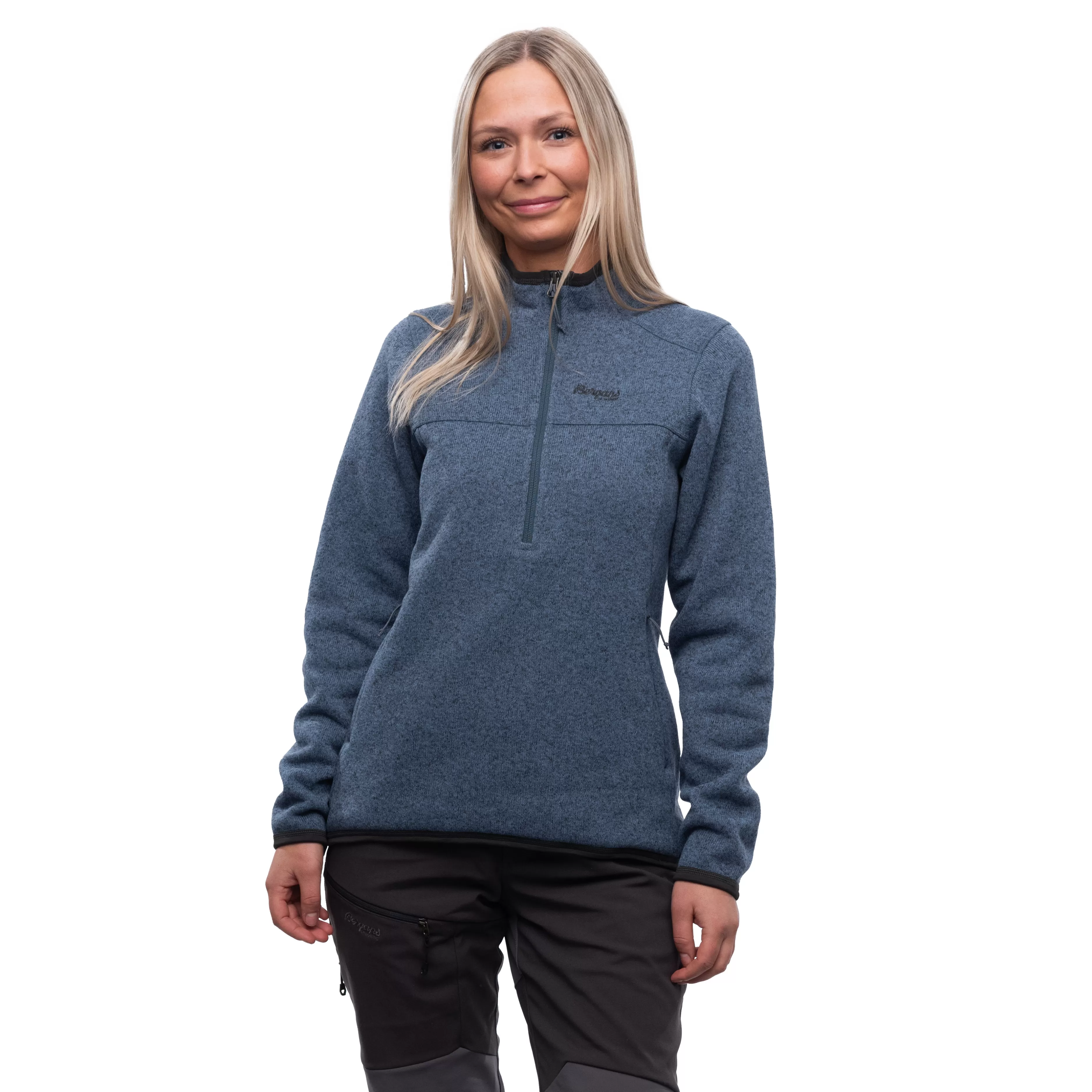 Kamphaug Knitted W Half Zip - | Bergans New