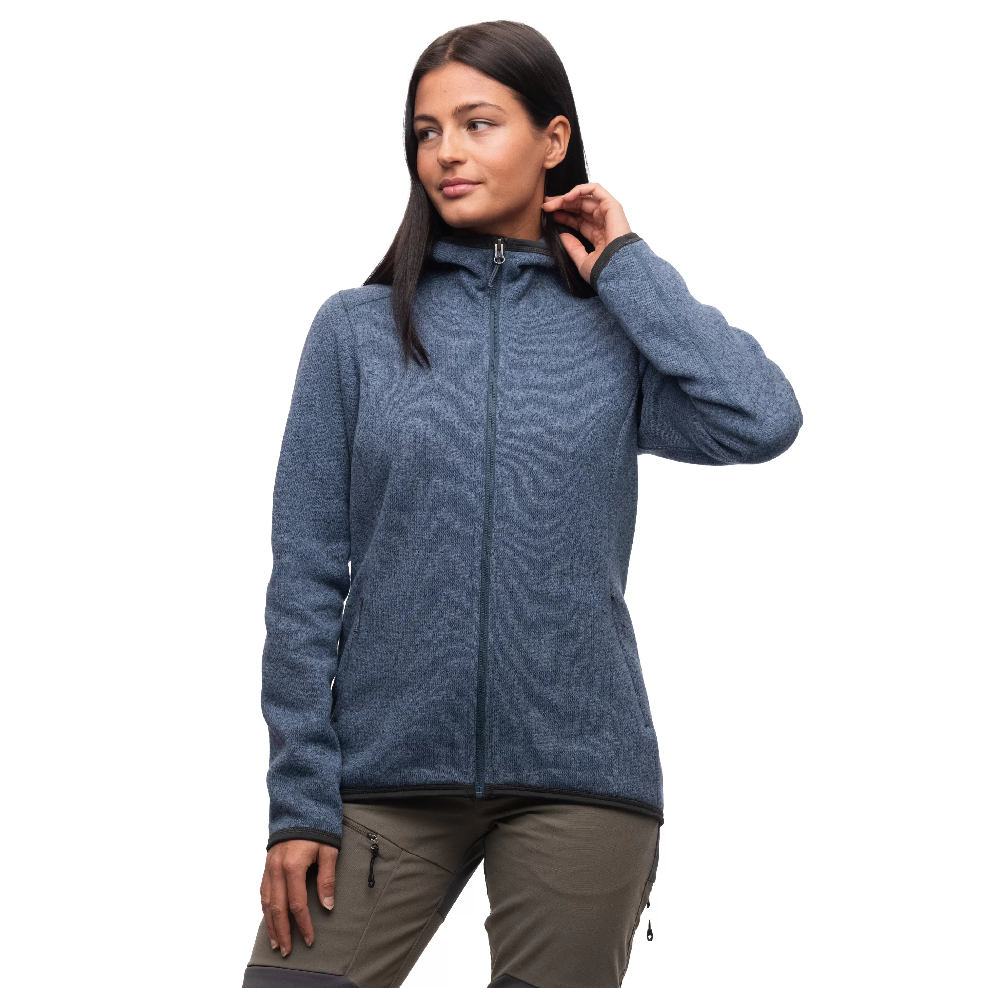 Kamphaug Knitted W Hoodie - | Bergans Best Sale