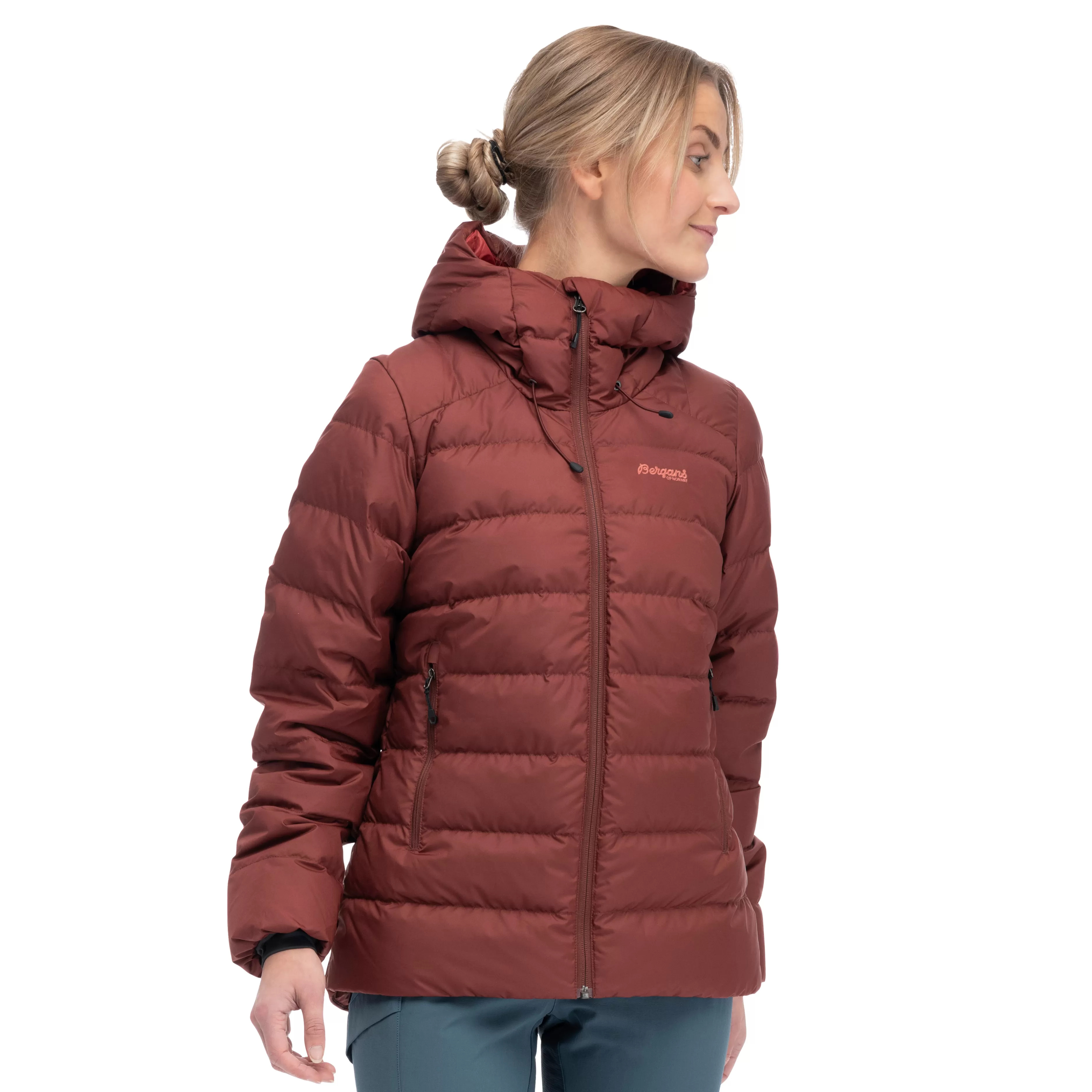 Lava Medium Down Jacket W/Hood Women - | Bergans Best