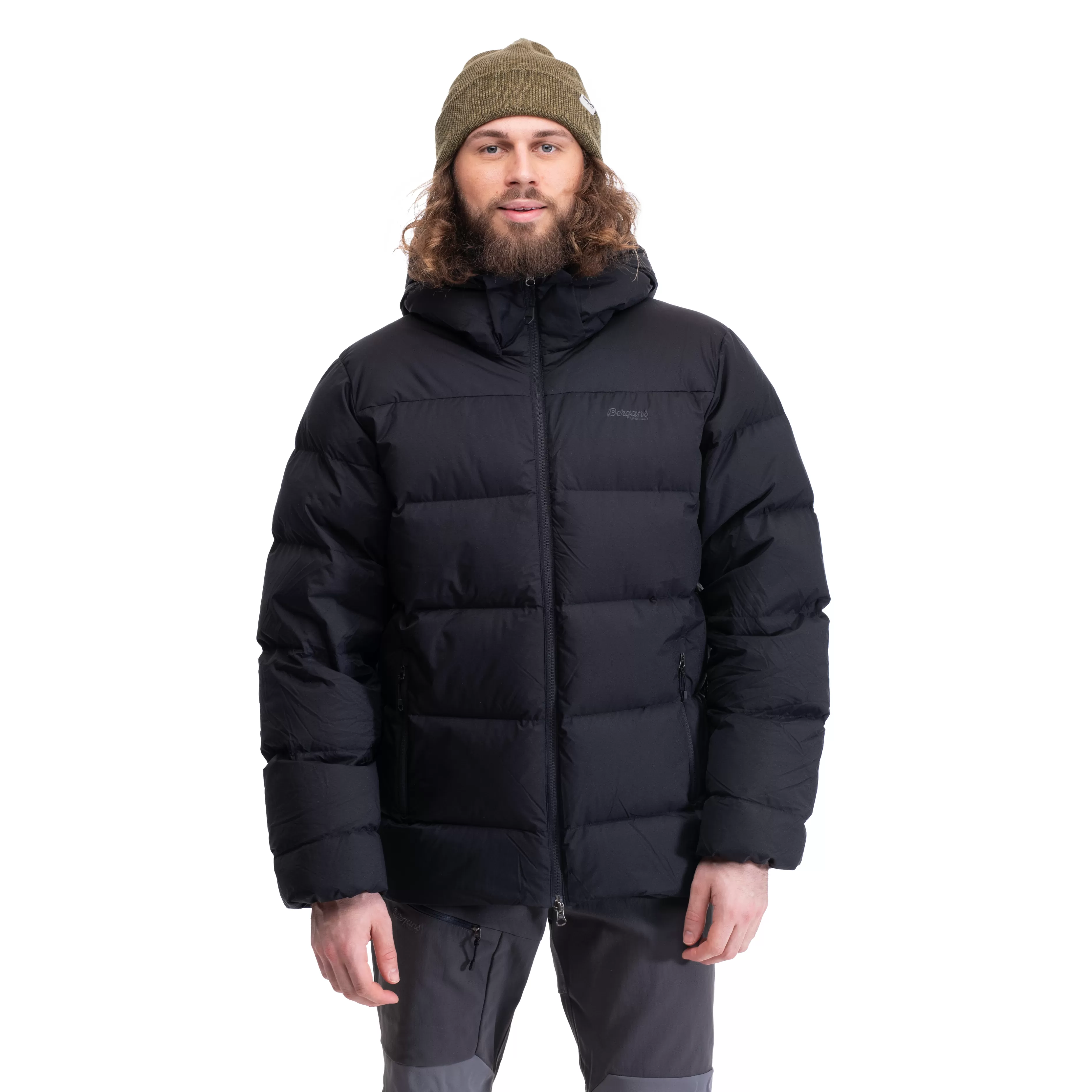 Lava Warm Down Jacket W/Hood Men - | Bergans New