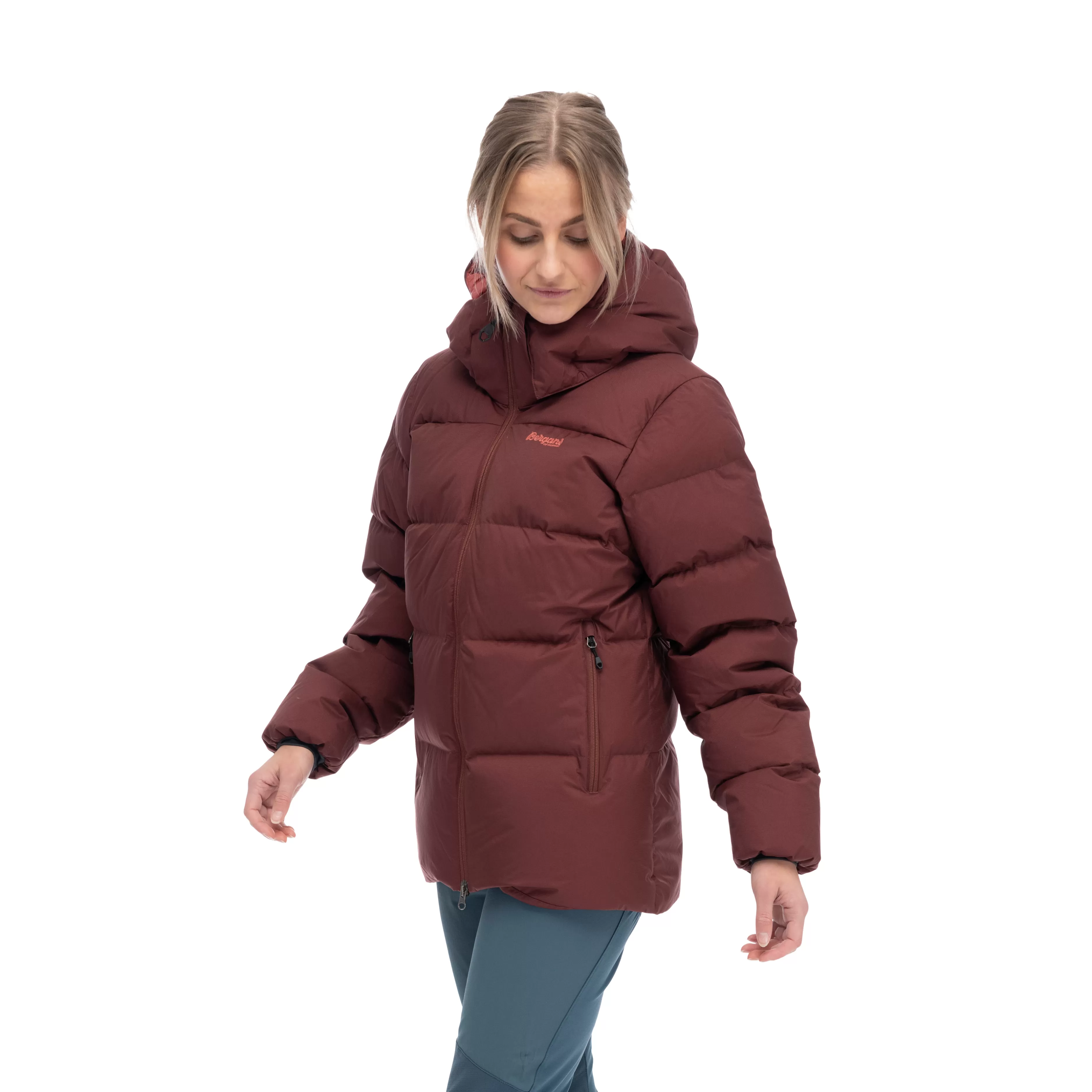 Lava Warm Down Jacket W/Hood Women - | Bergans Best Sale