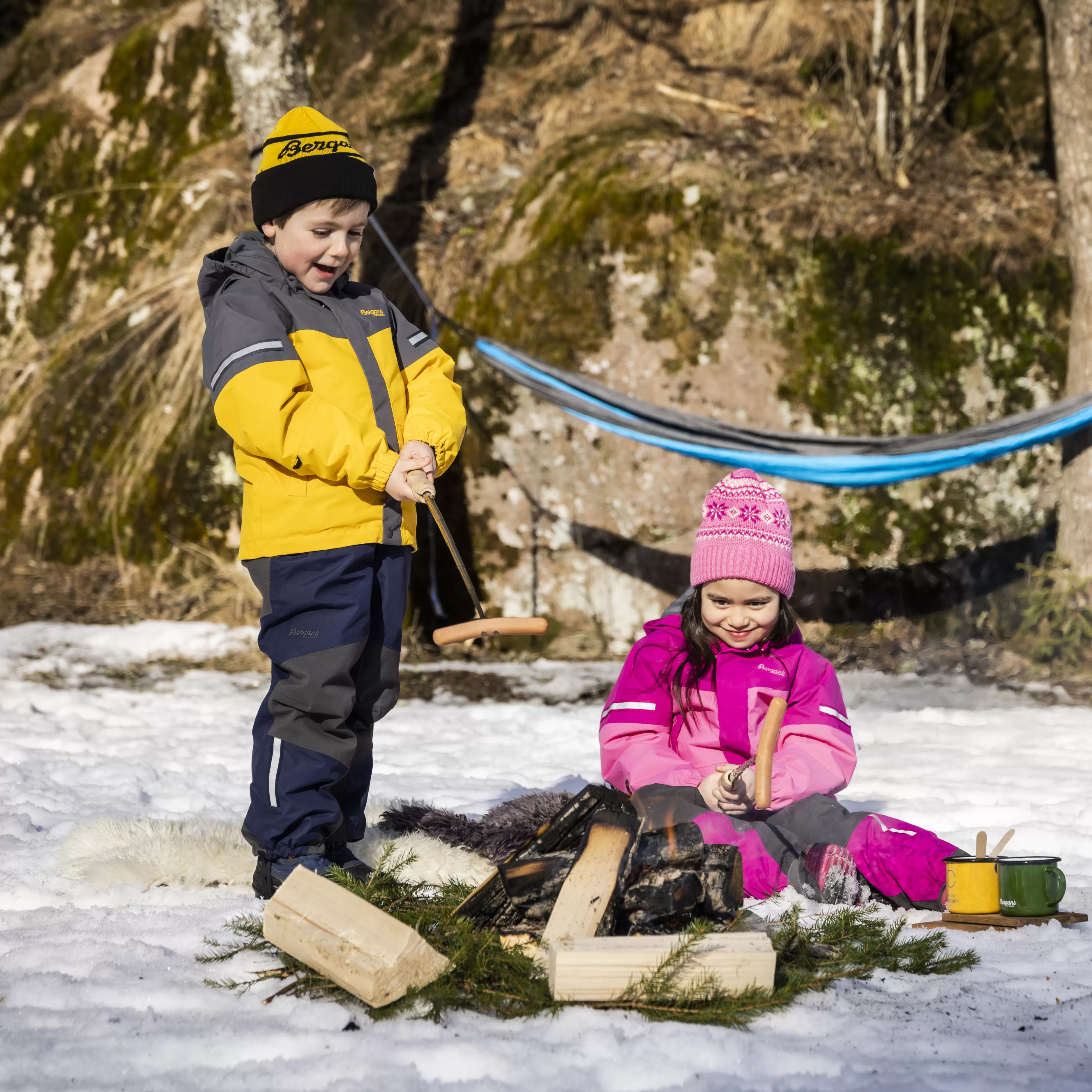 Lilletind Insulated Kids Pants - | Bergans Clearance