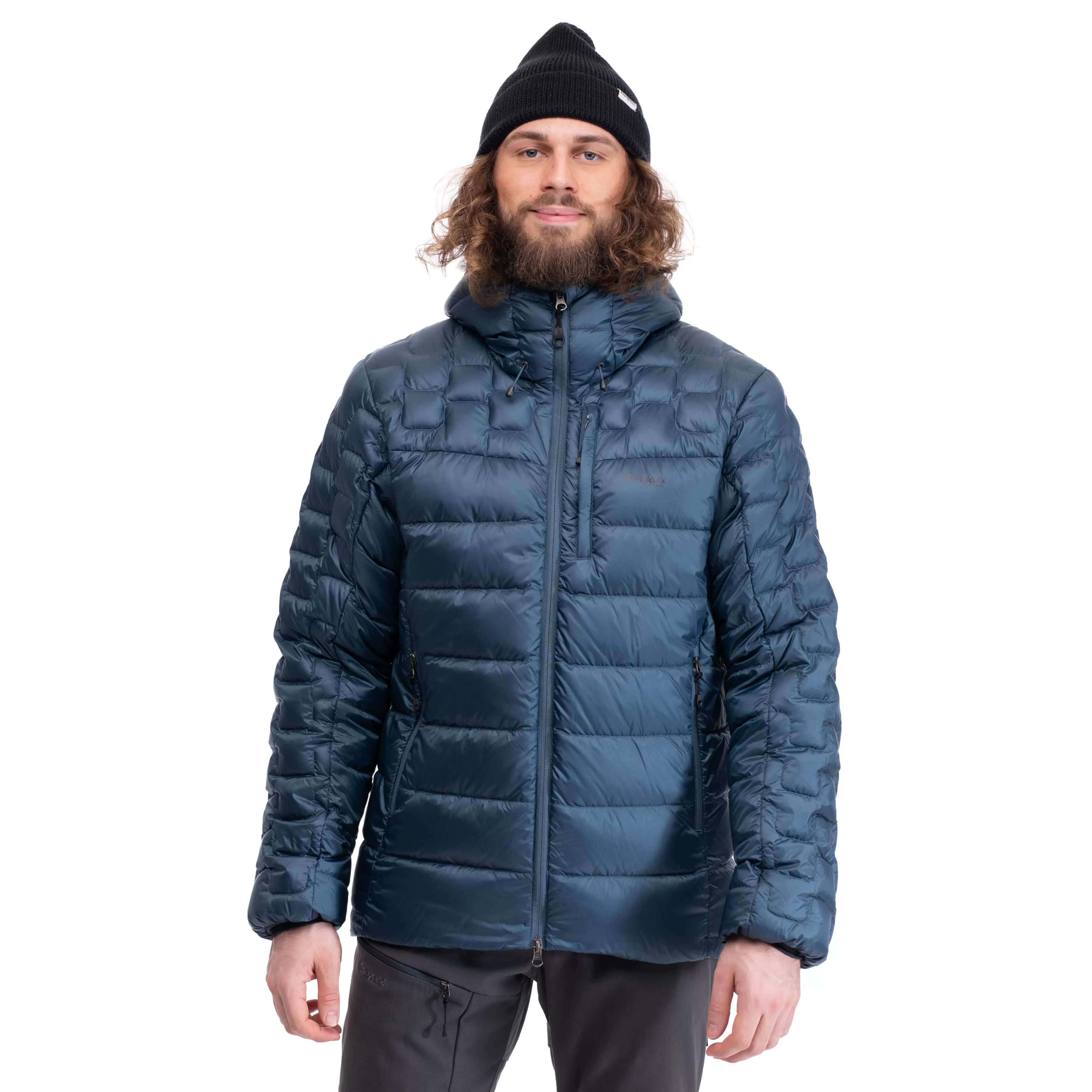 Magma Medium Down Jacket W/Hood Men - | Bergans Outlet