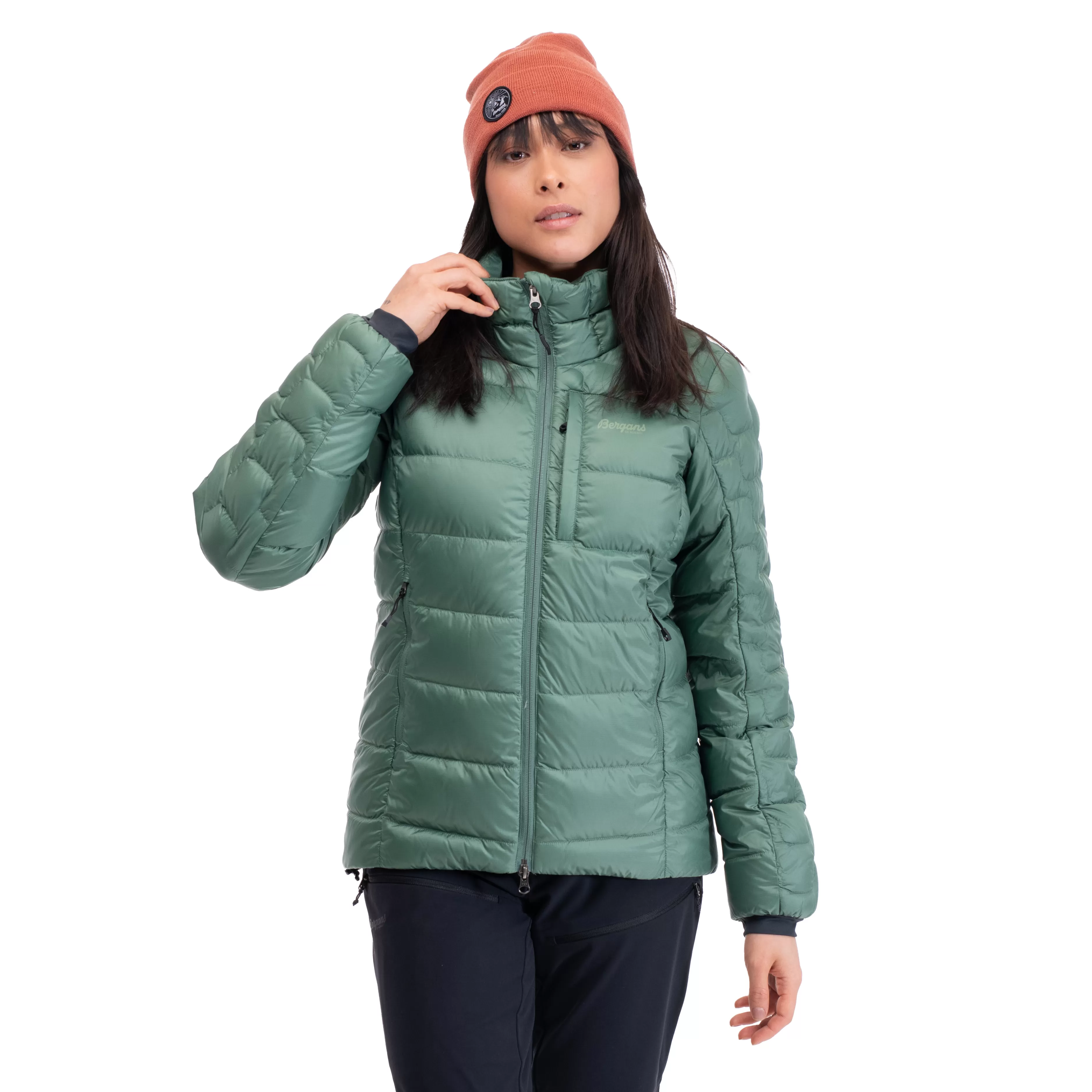 Magma Medium Down Jacket W/Hood Women - | Bergans Hot