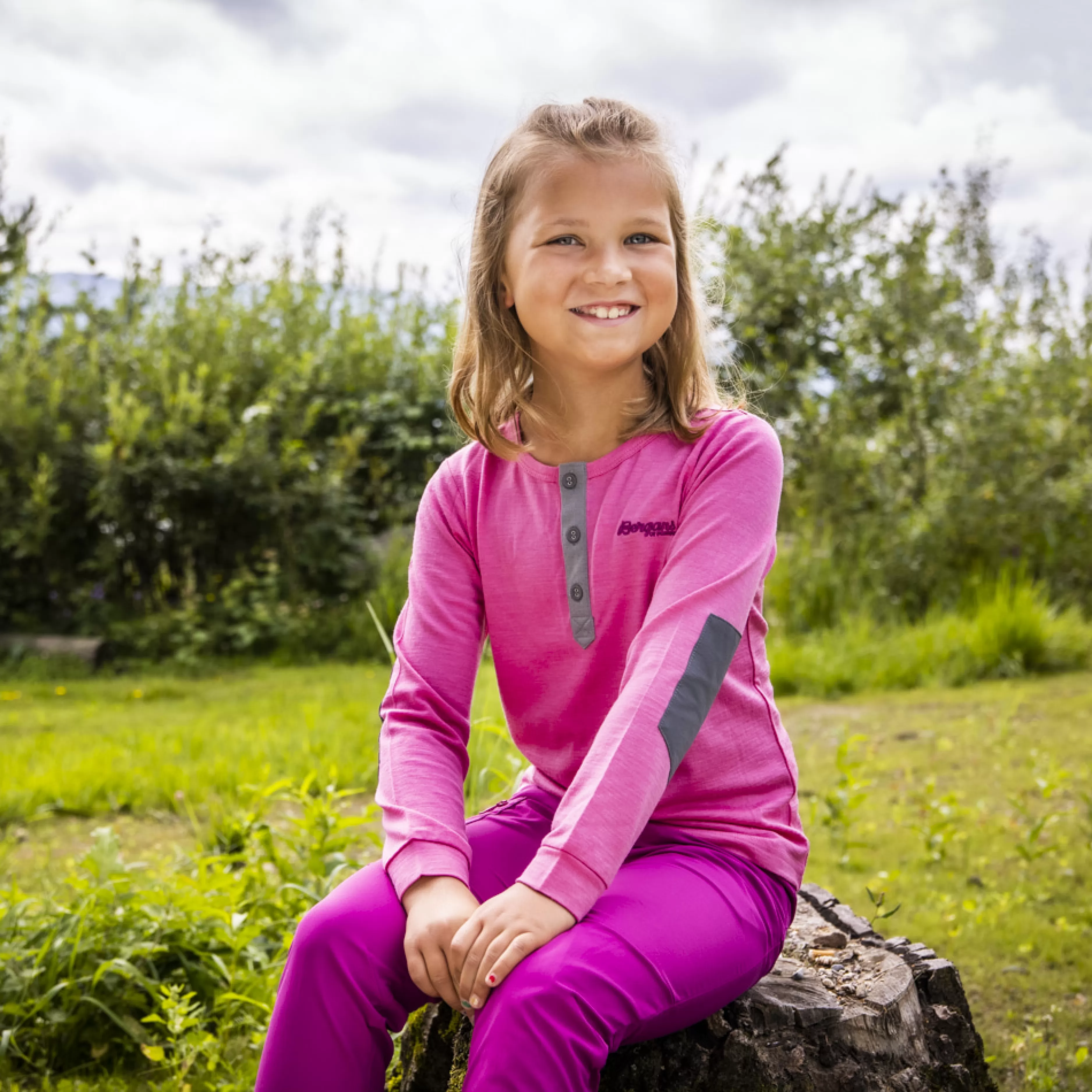 Myske Wool Kids Shirt - | Bergans Outlet