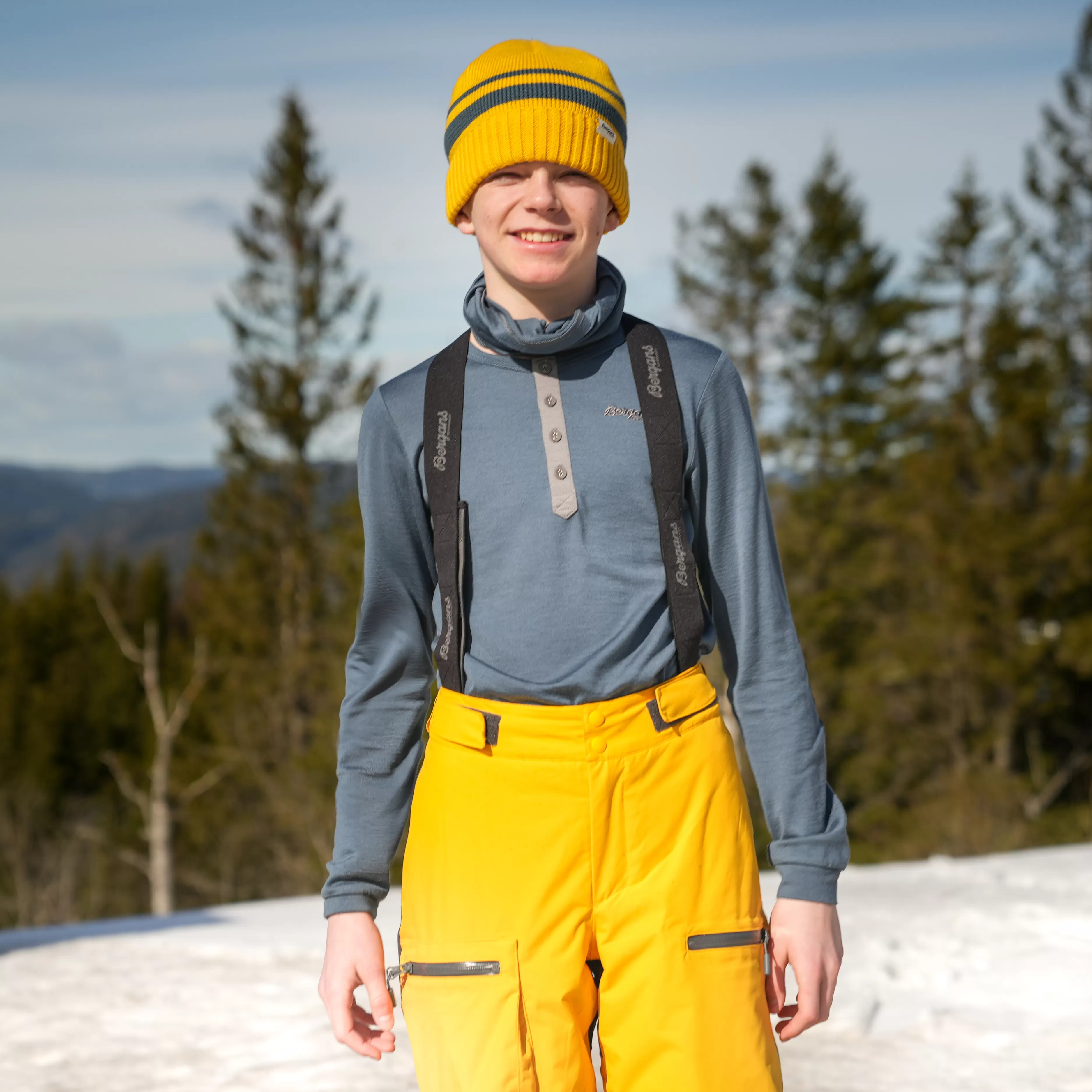 Myske Wool Youth Shirt - | Bergans Online