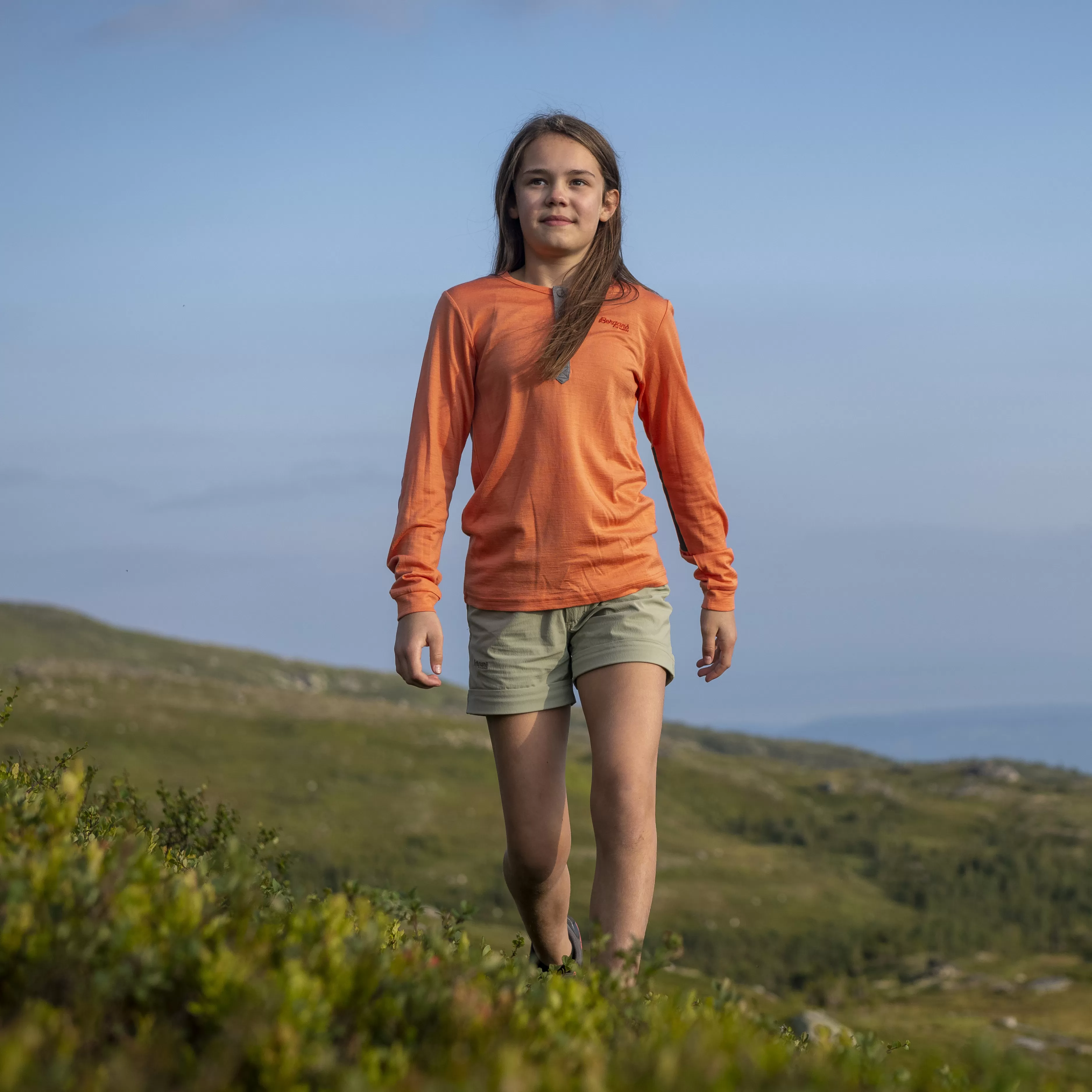 Myske Wool Youth Shirt - | Bergans Fashion