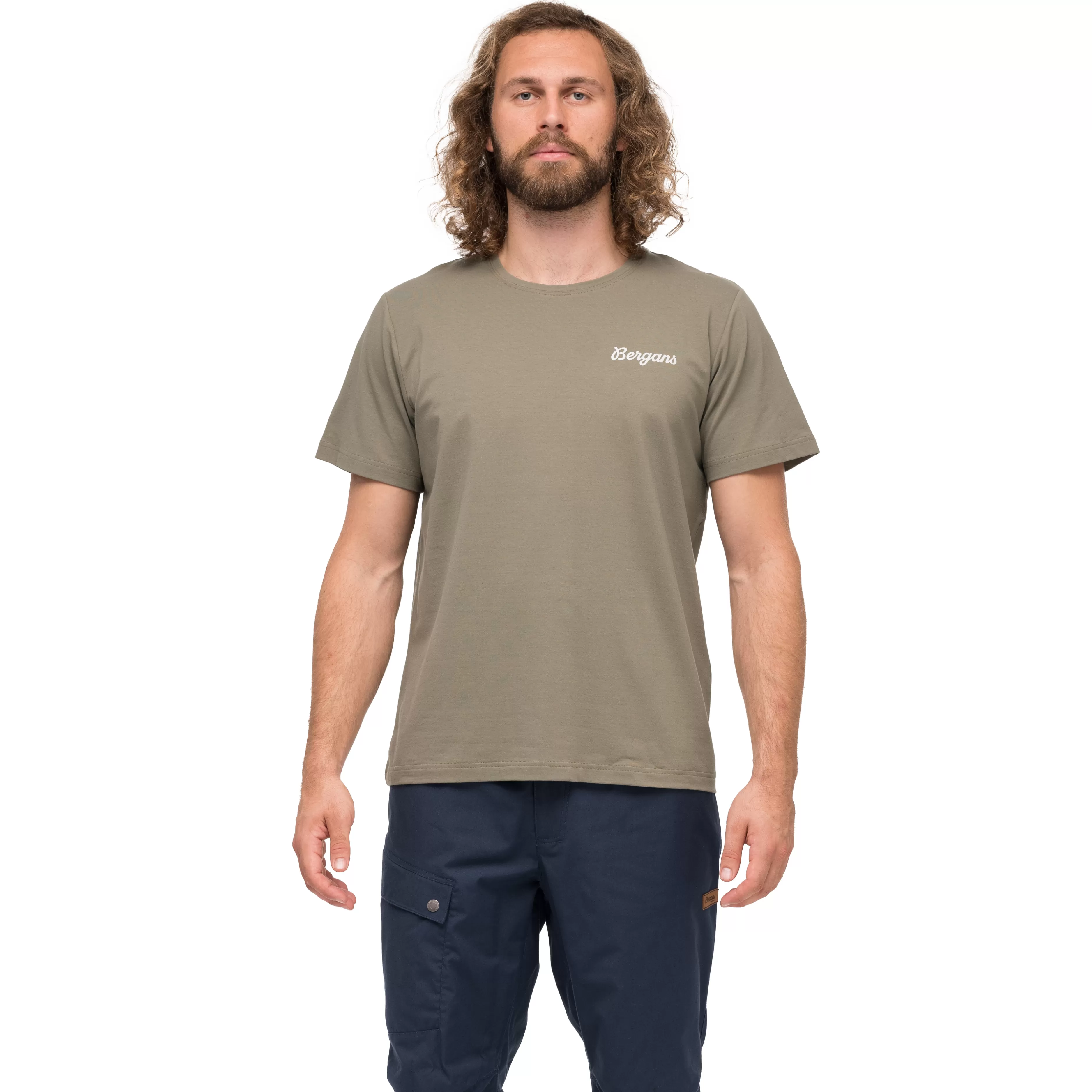 Nordmarka Organic Cotton Print Tee Men - | Bergans Best Sale