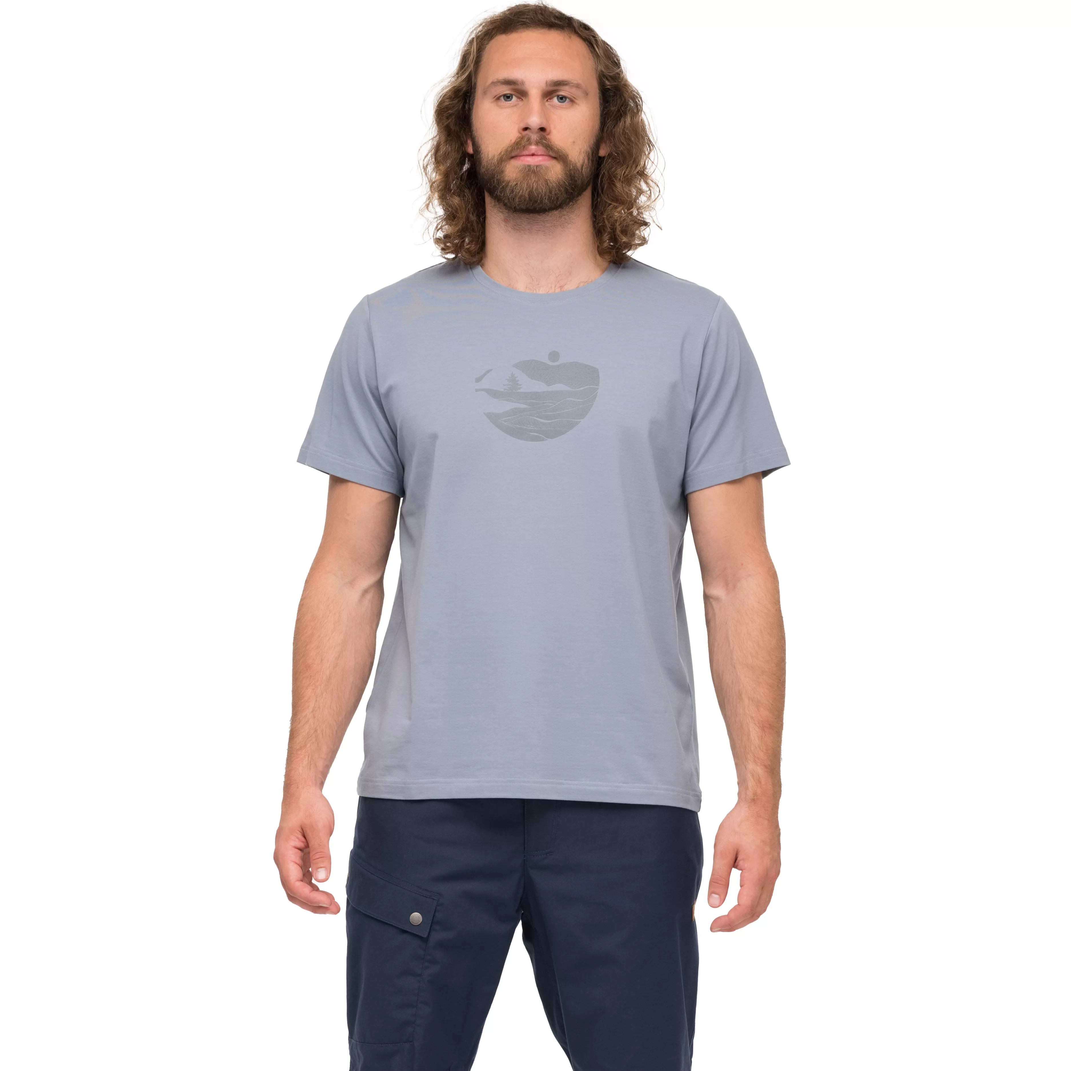 Nordmarka Organic Cotton Print Tee Men - | Bergans Store