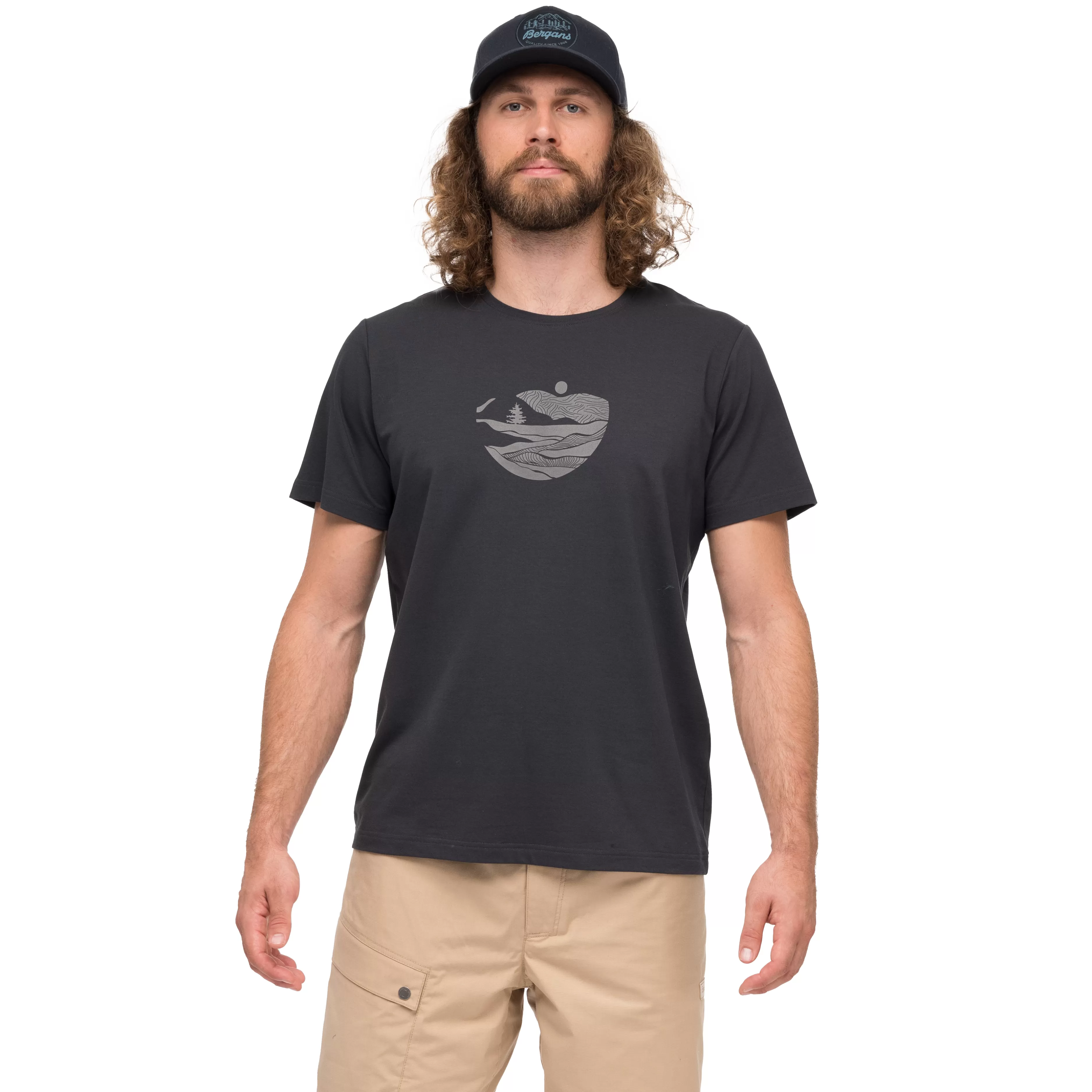 Nordmarka Organic Cotton Print Tee Men - | Bergans Online