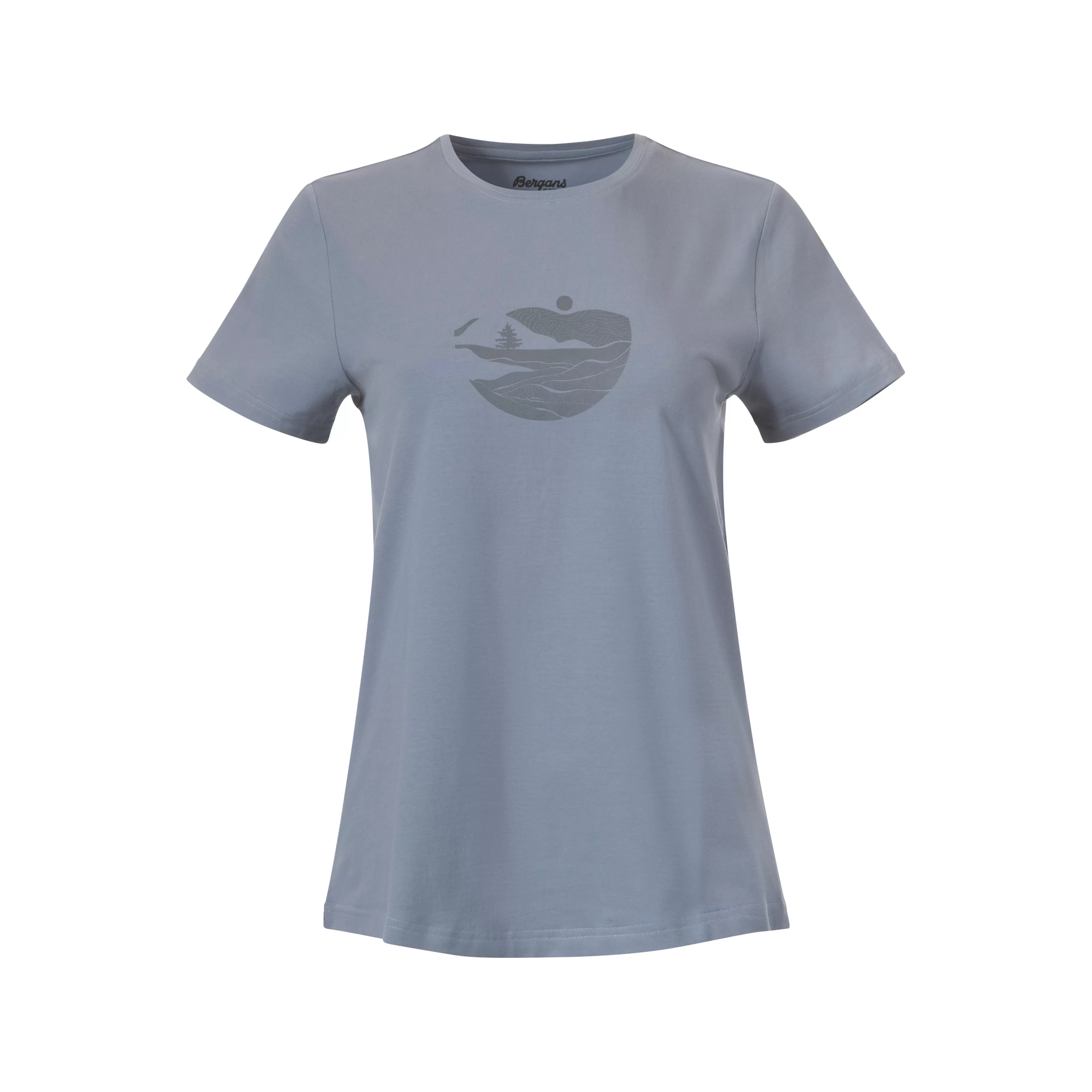 Nordmarka Organic Cotton Print Tee Women - | Bergans Flash Sale