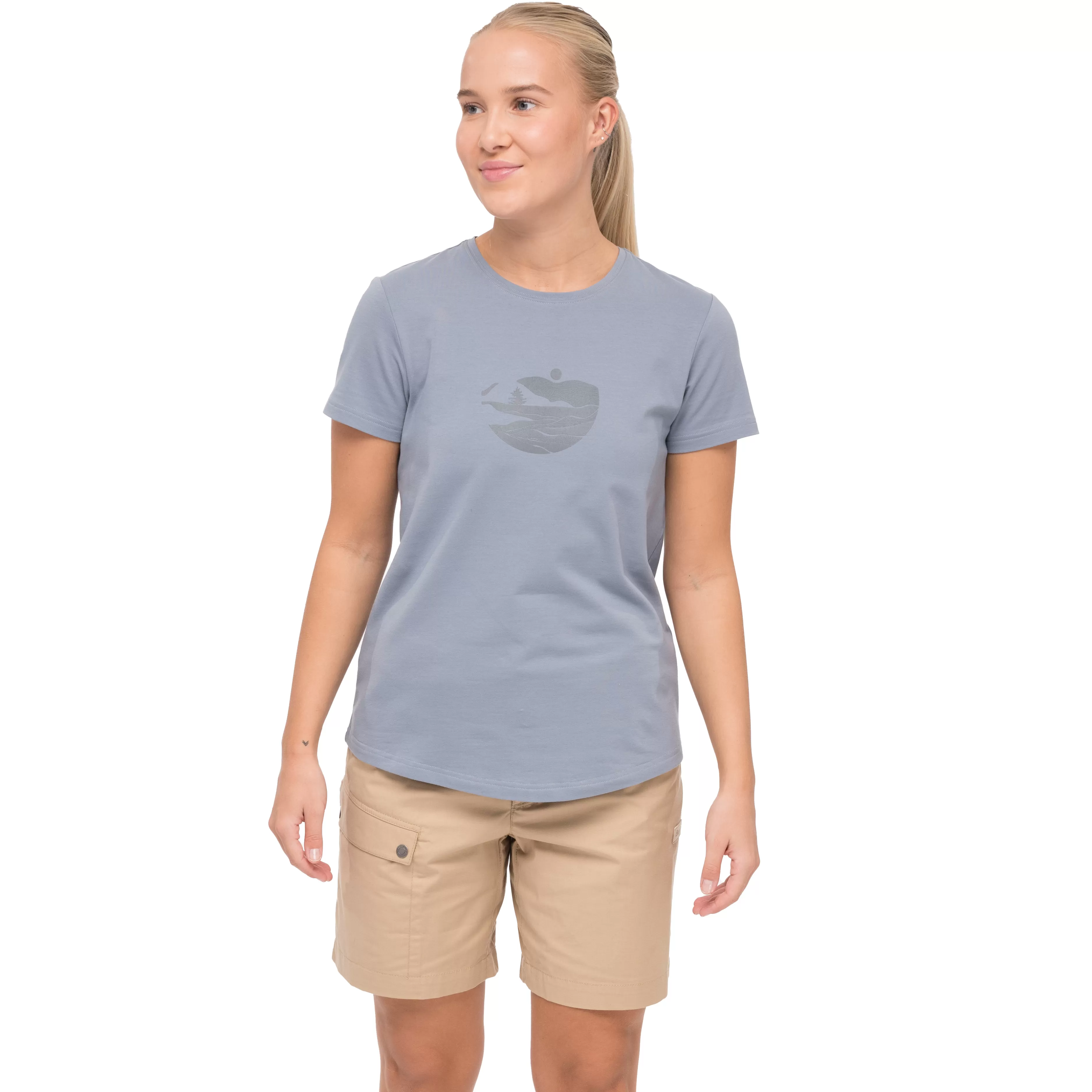 Nordmarka Organic Cotton Print Tee Women - | Bergans Flash Sale