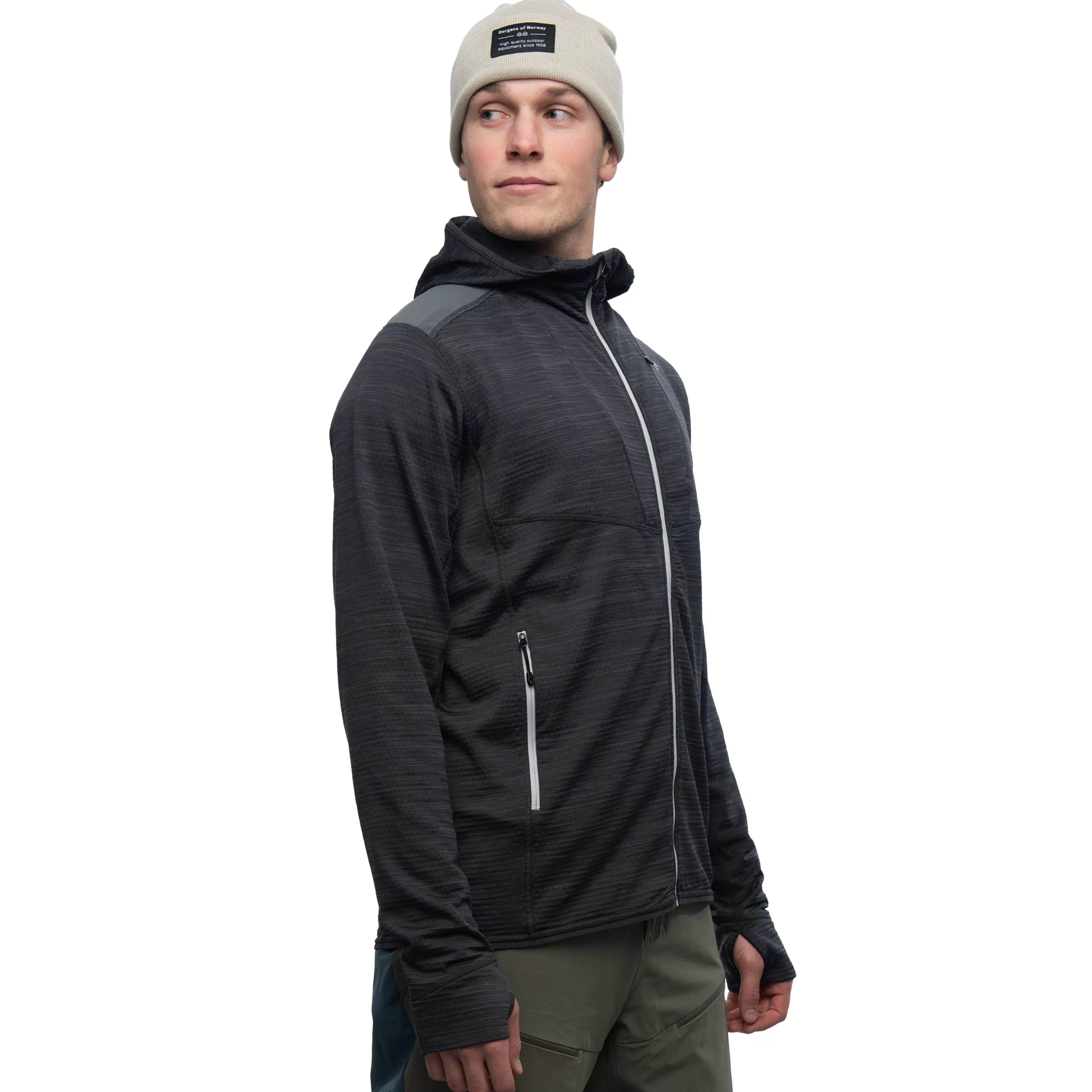 Rabot Active Mid Hood Jacket - | Bergans Best