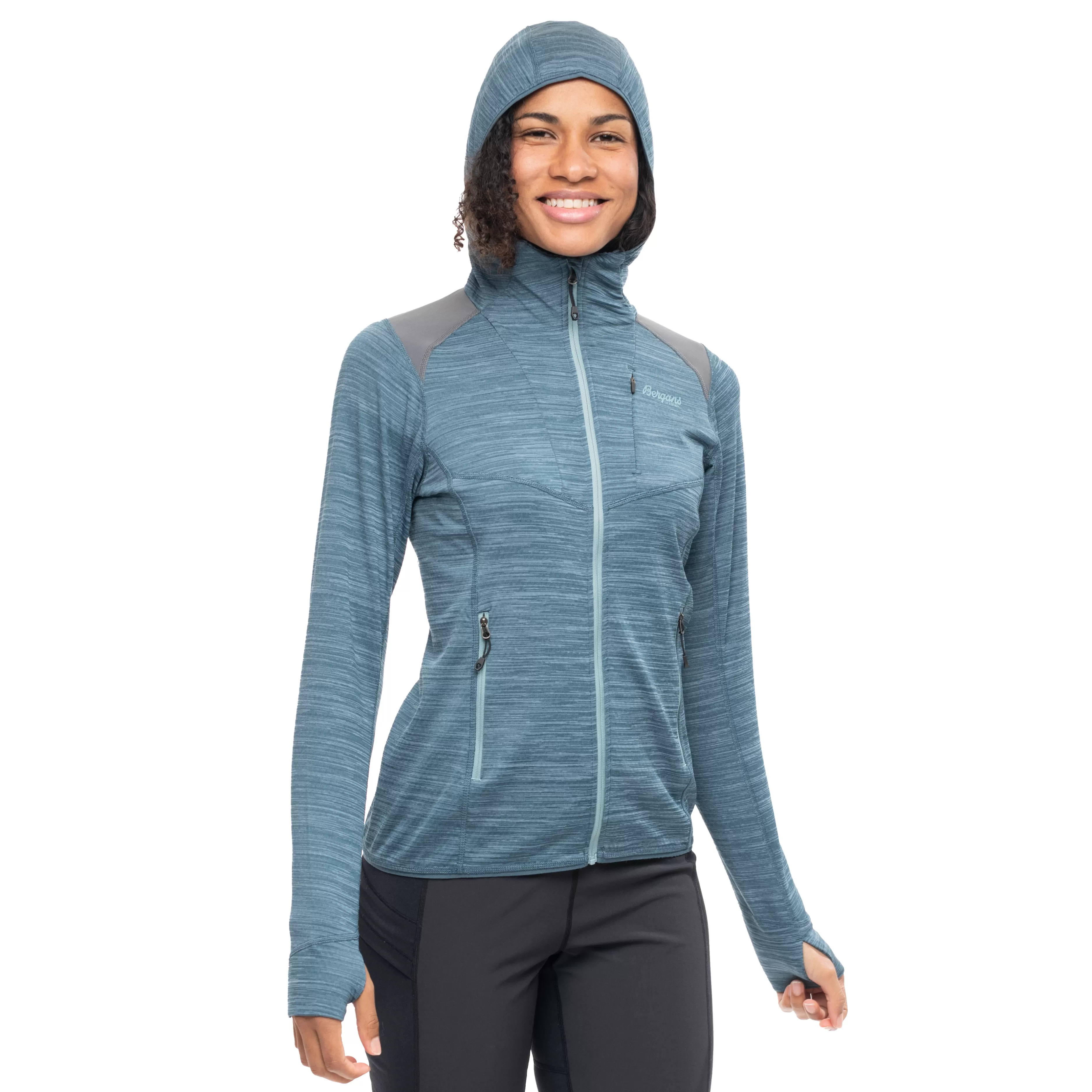 Rabot Active Mid Hood W Jacket - | Bergans Shop