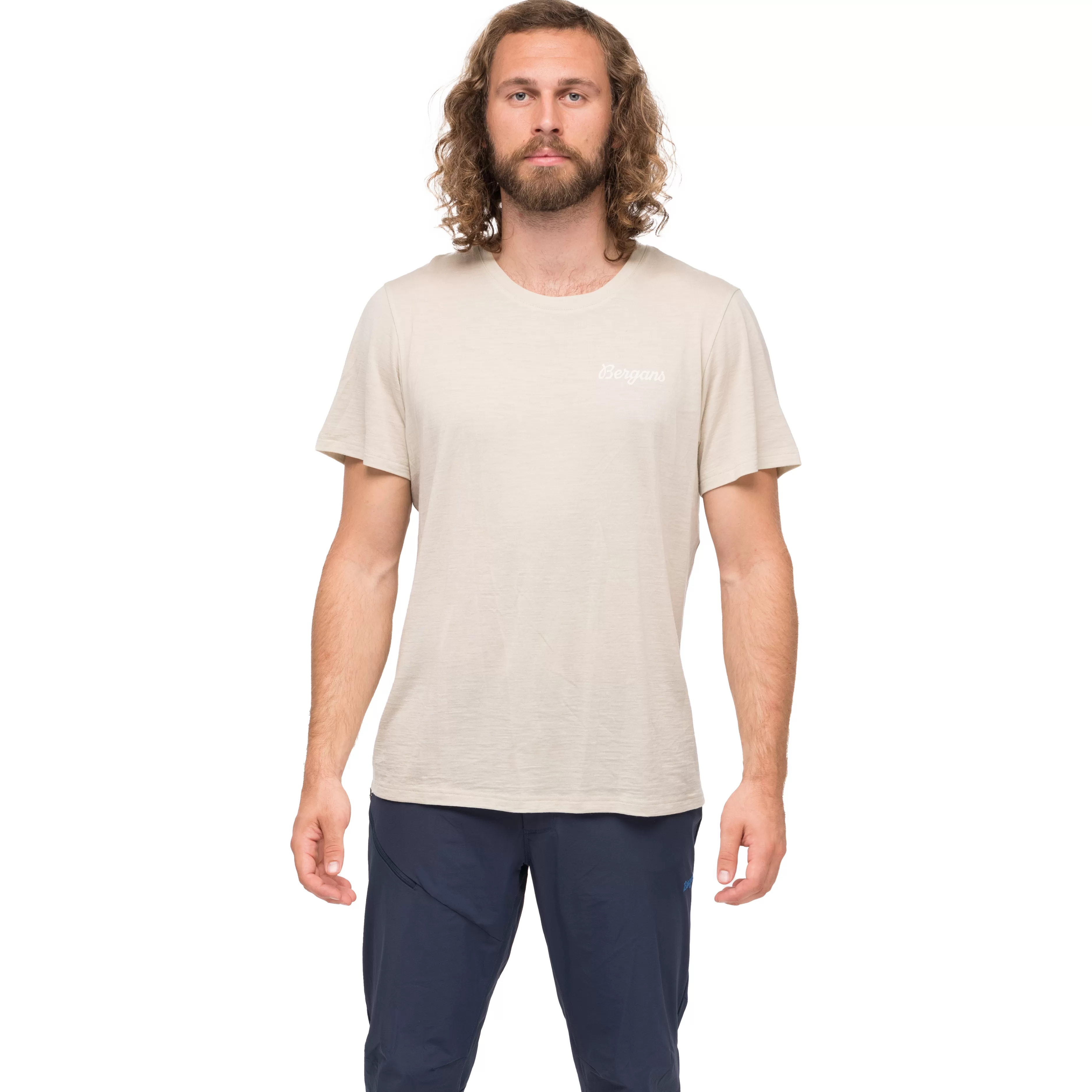 Rabot Emblem Wool Tee Men - | Bergans Store