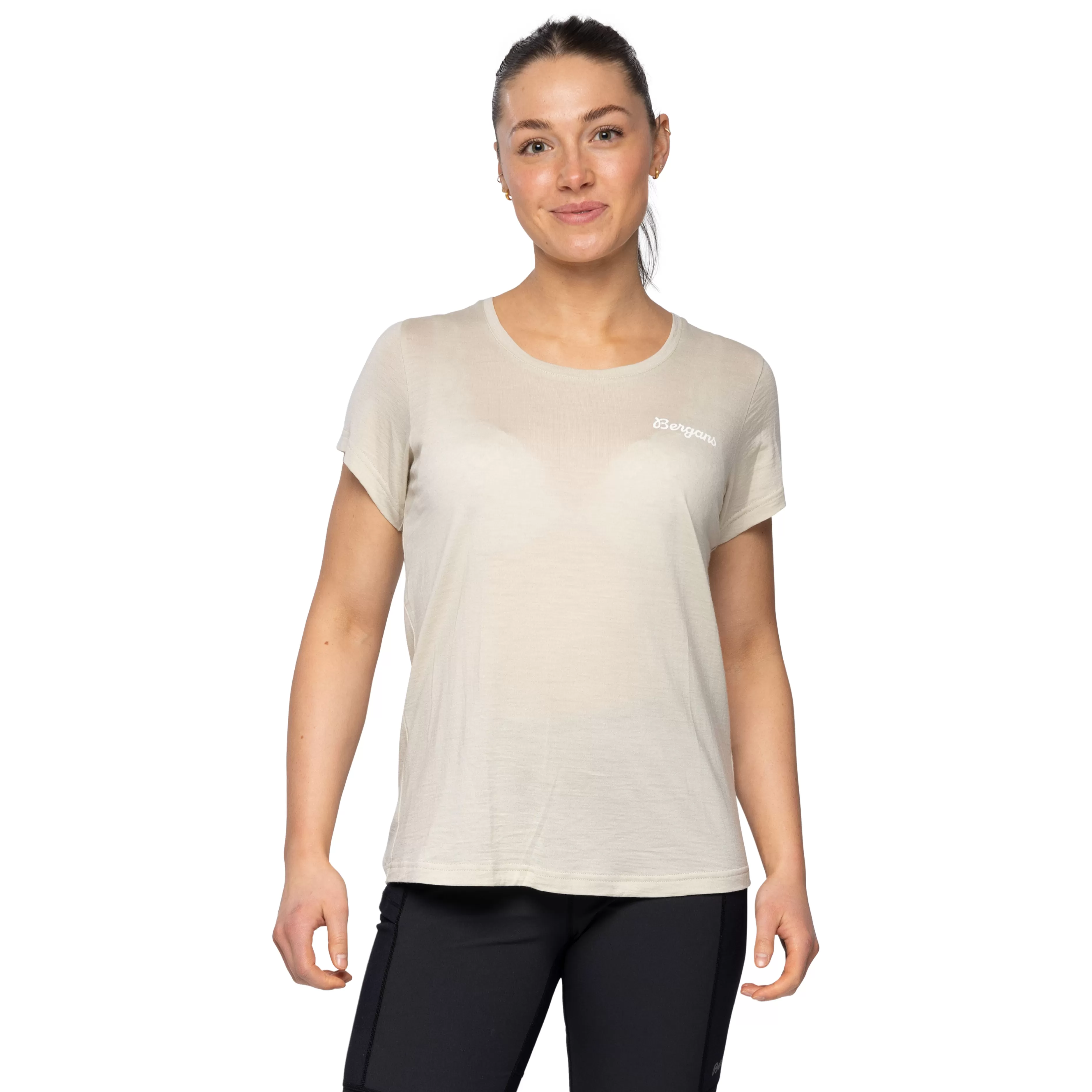 Rabot Emblem Wool Tee Women - | Bergans New