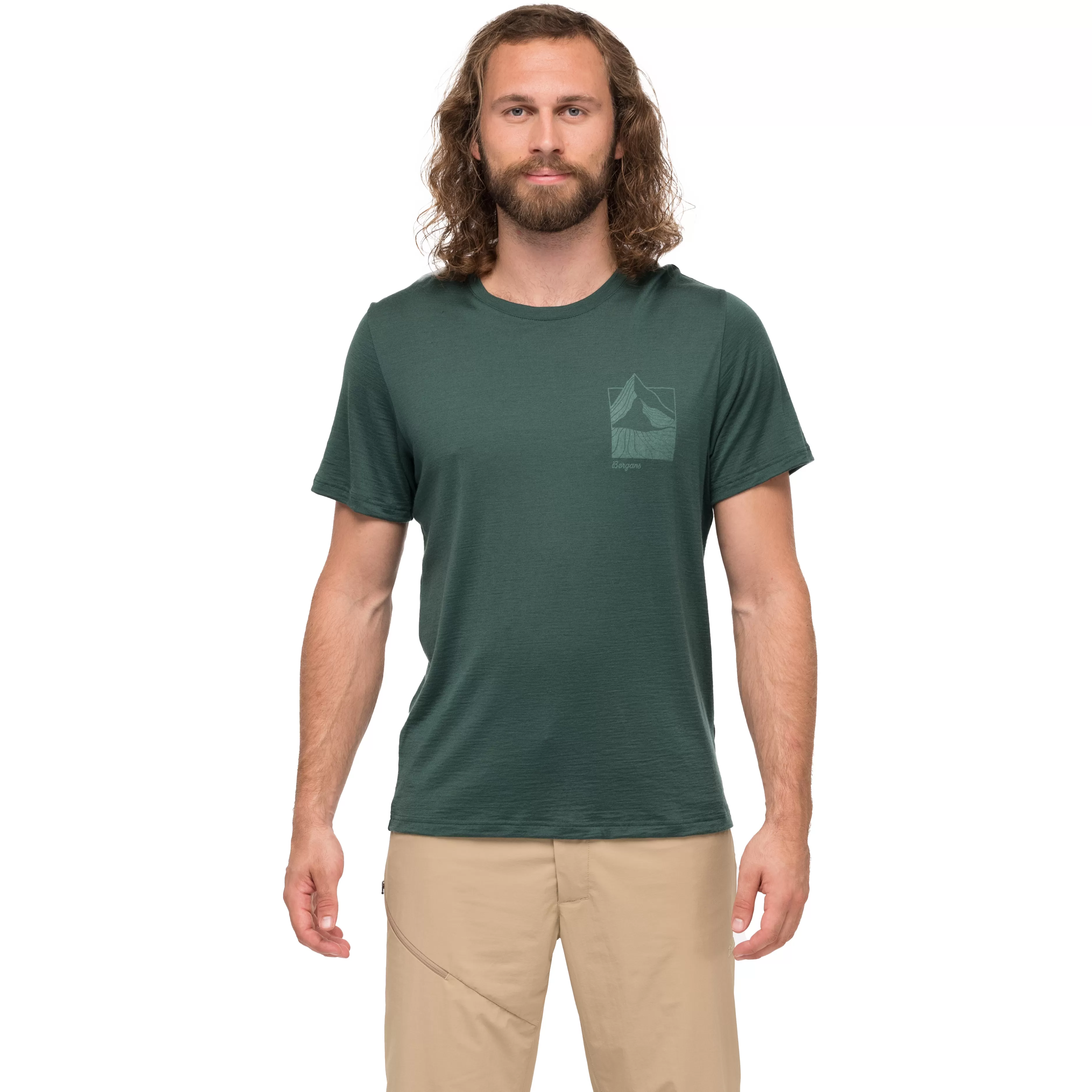 Rabot Mount Wool Tee Men - | Bergans Cheap