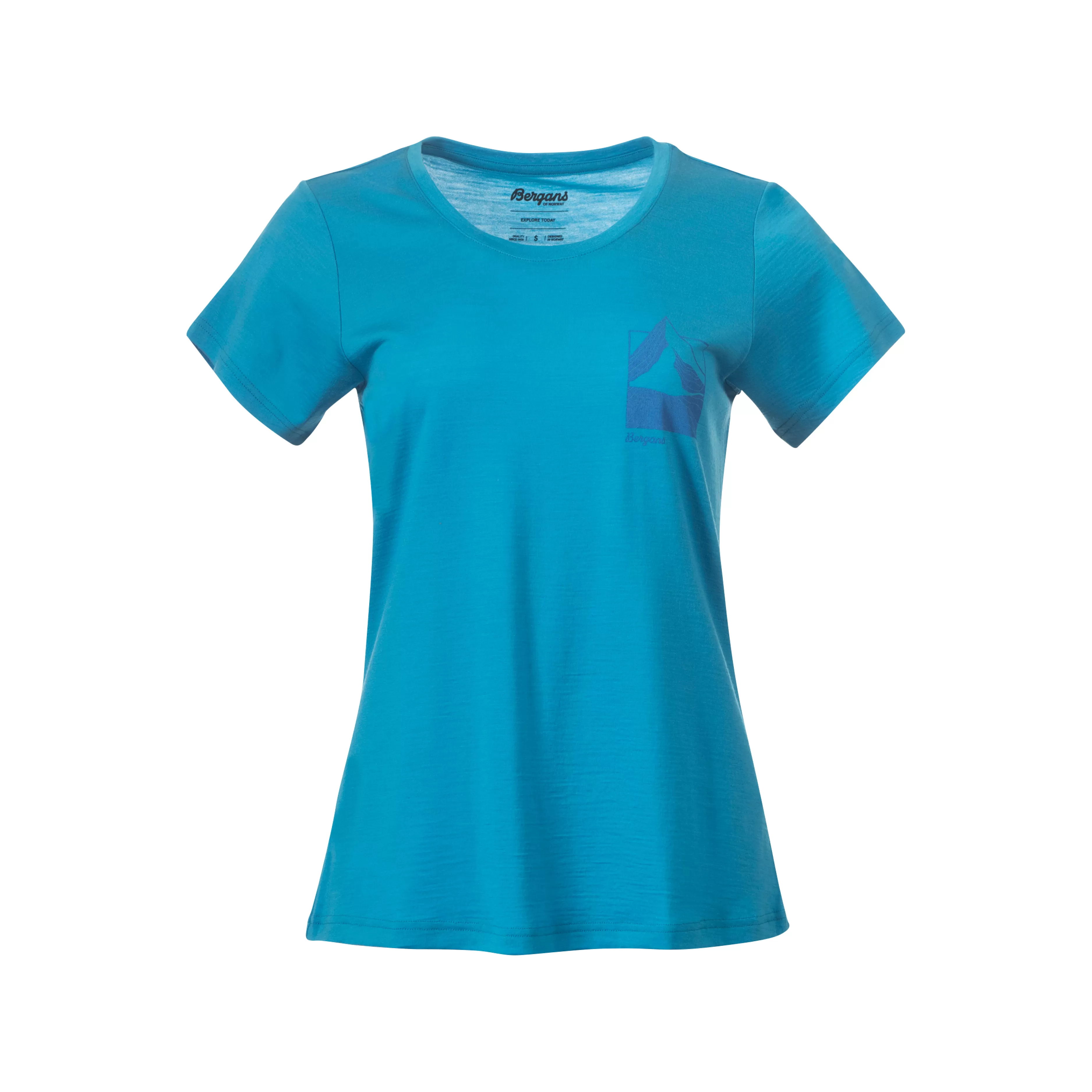 Rabot Mount Wool Tee Women - | Bergans Store