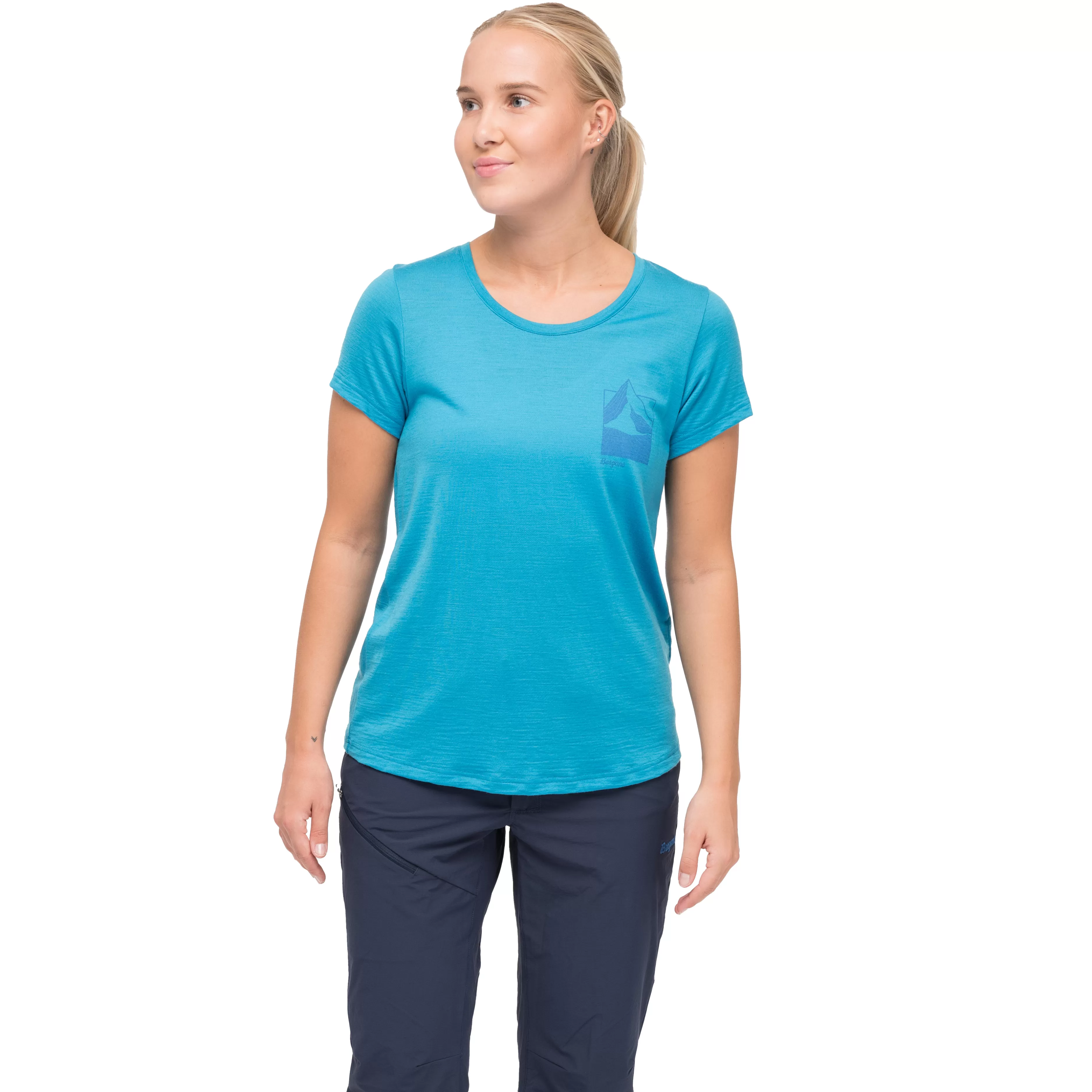 Rabot Mount Wool Tee Women - | Bergans Store