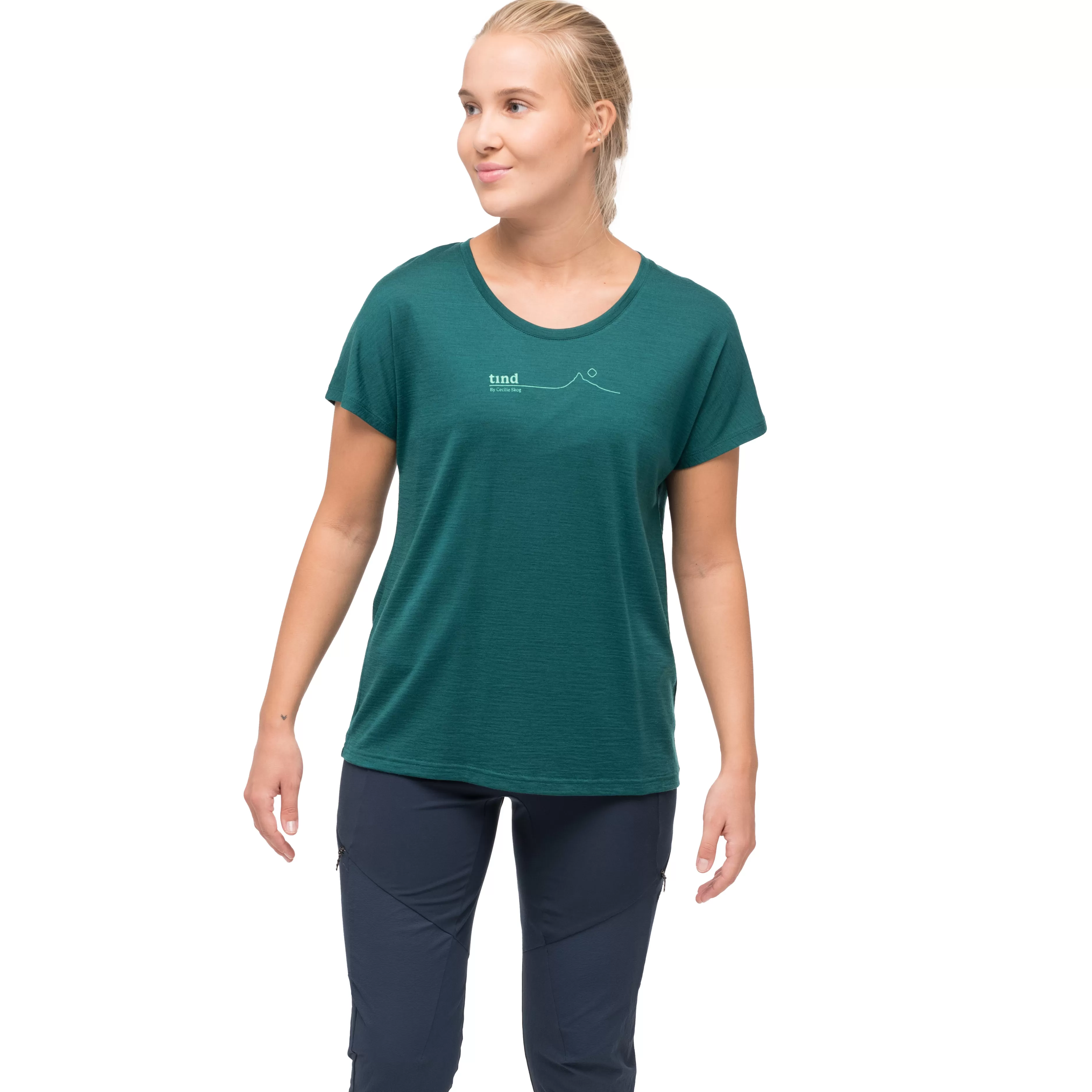 Tind Crux Merino Tee Women - | Bergans Outlet